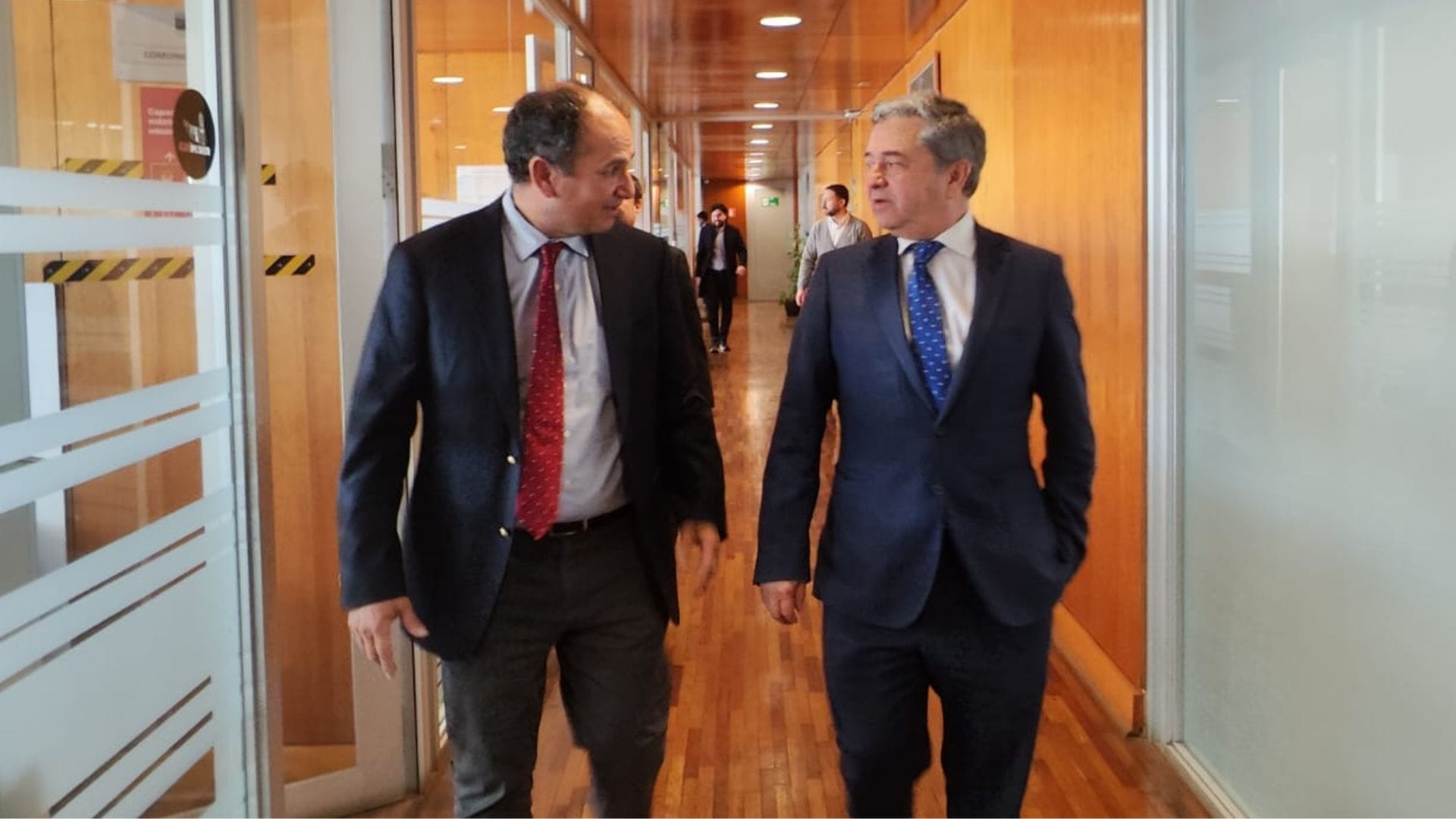 Presidente del Senado y gobernardor Díaz analizan agenda de seguridad