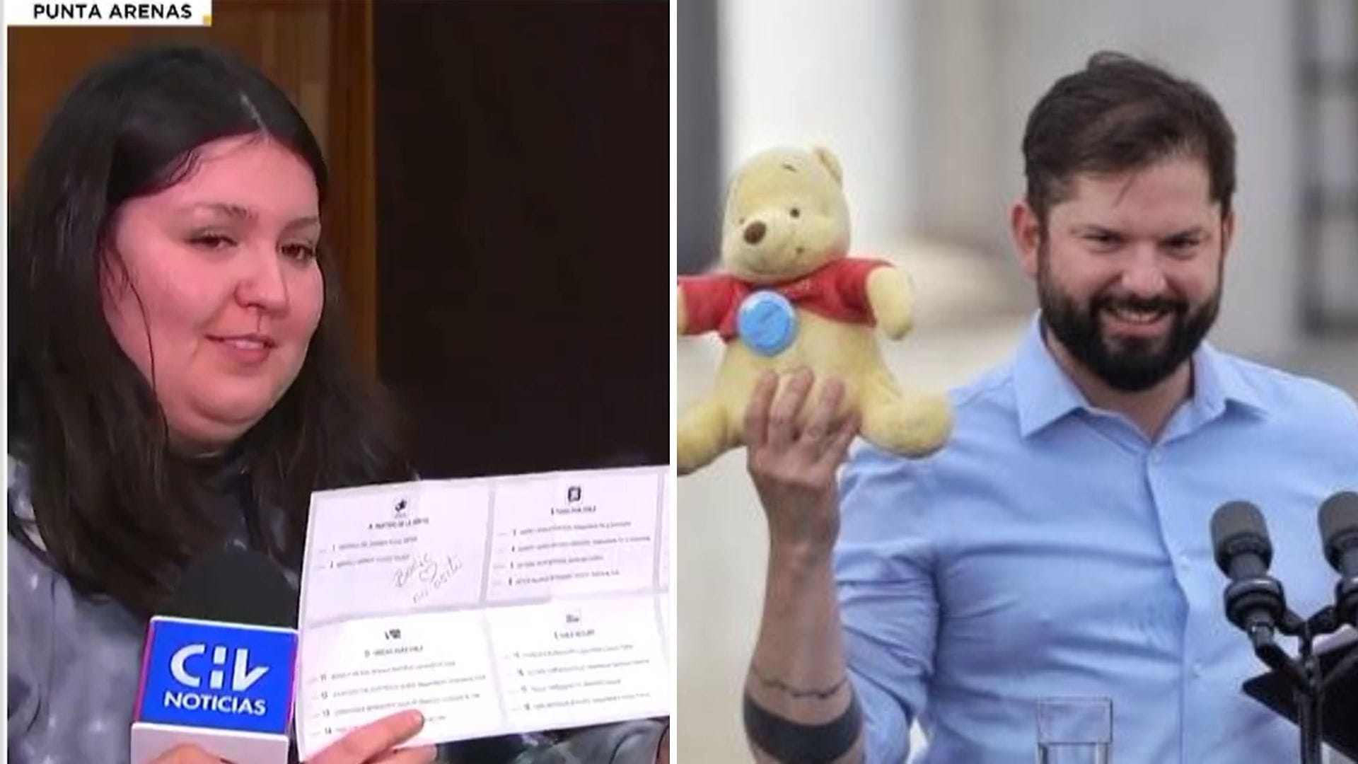 “Boric mi osito”: El tierno recado escrito en un voto nulo que iba dirigido al Presidente