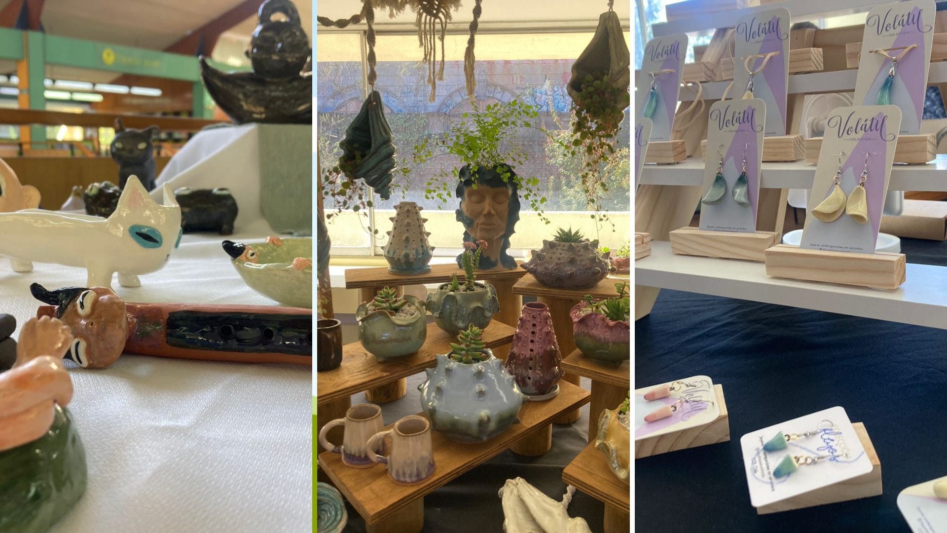 La cerámica se toma la Biblioteca Municipal de Concepción con una expoferia