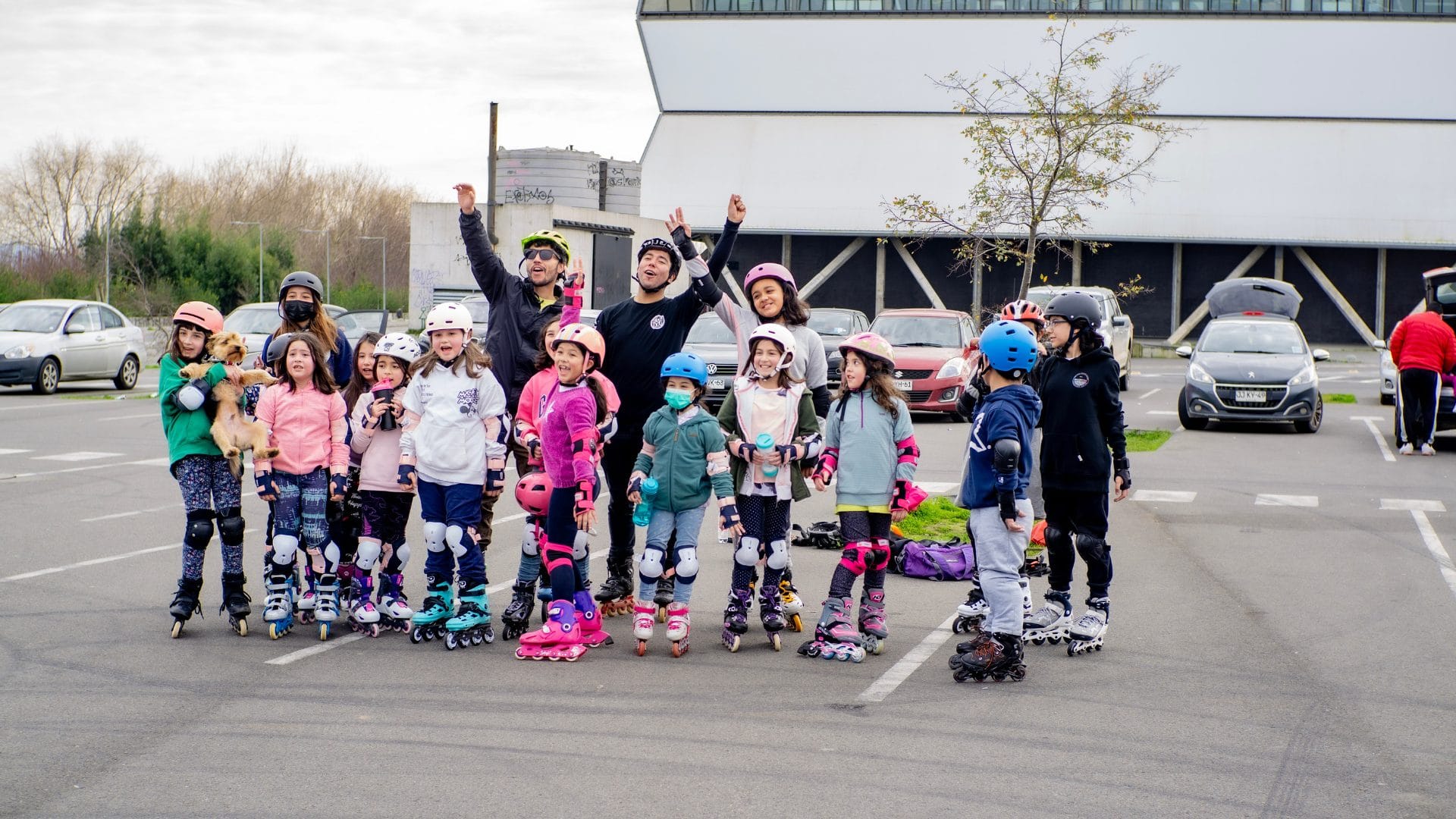 Patinaje florece entre niños y adultos en Concepción: Practican hasta cuando llueve