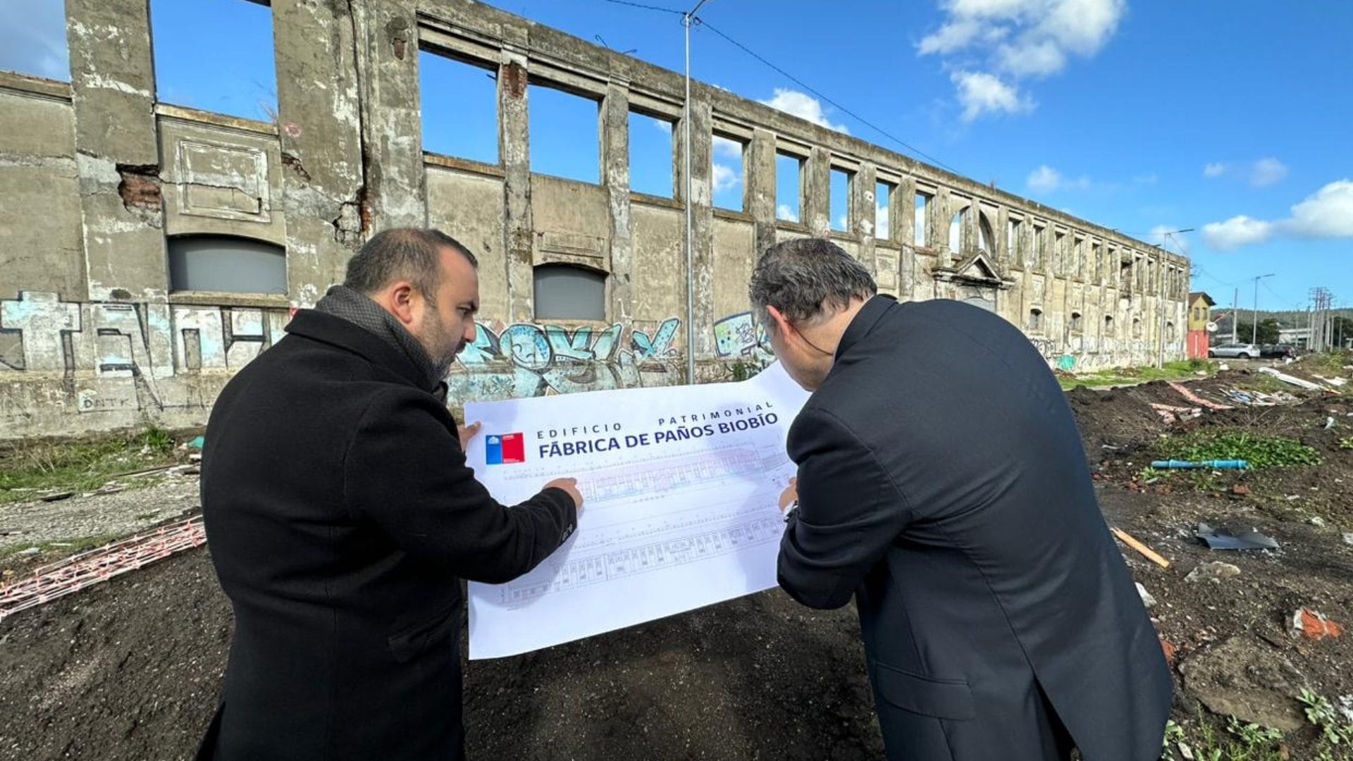 Buscan rescatar edificio de ex Fábrica de Paños en Concepción