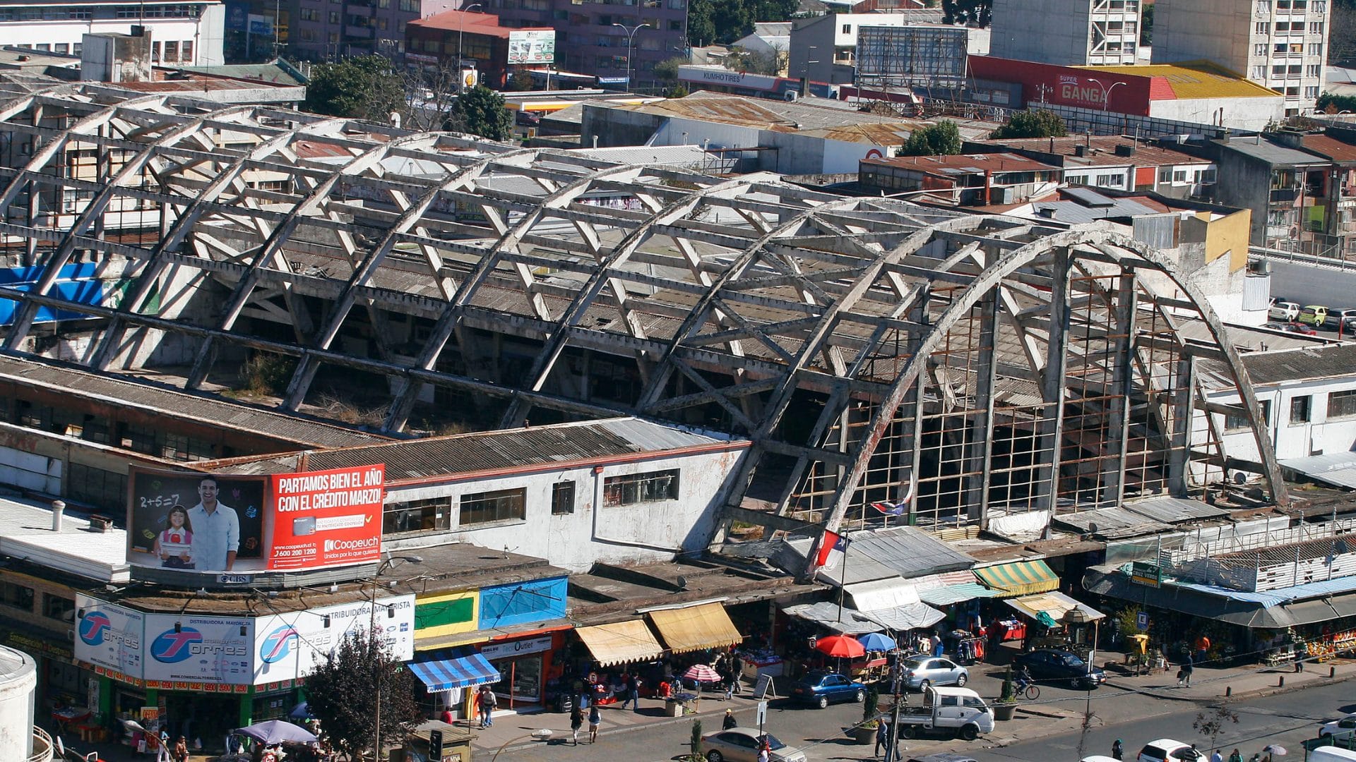 Mercado Central de Concepción: Alrededor de 5 años más tardaría reconstrucción de la emblemática estructura