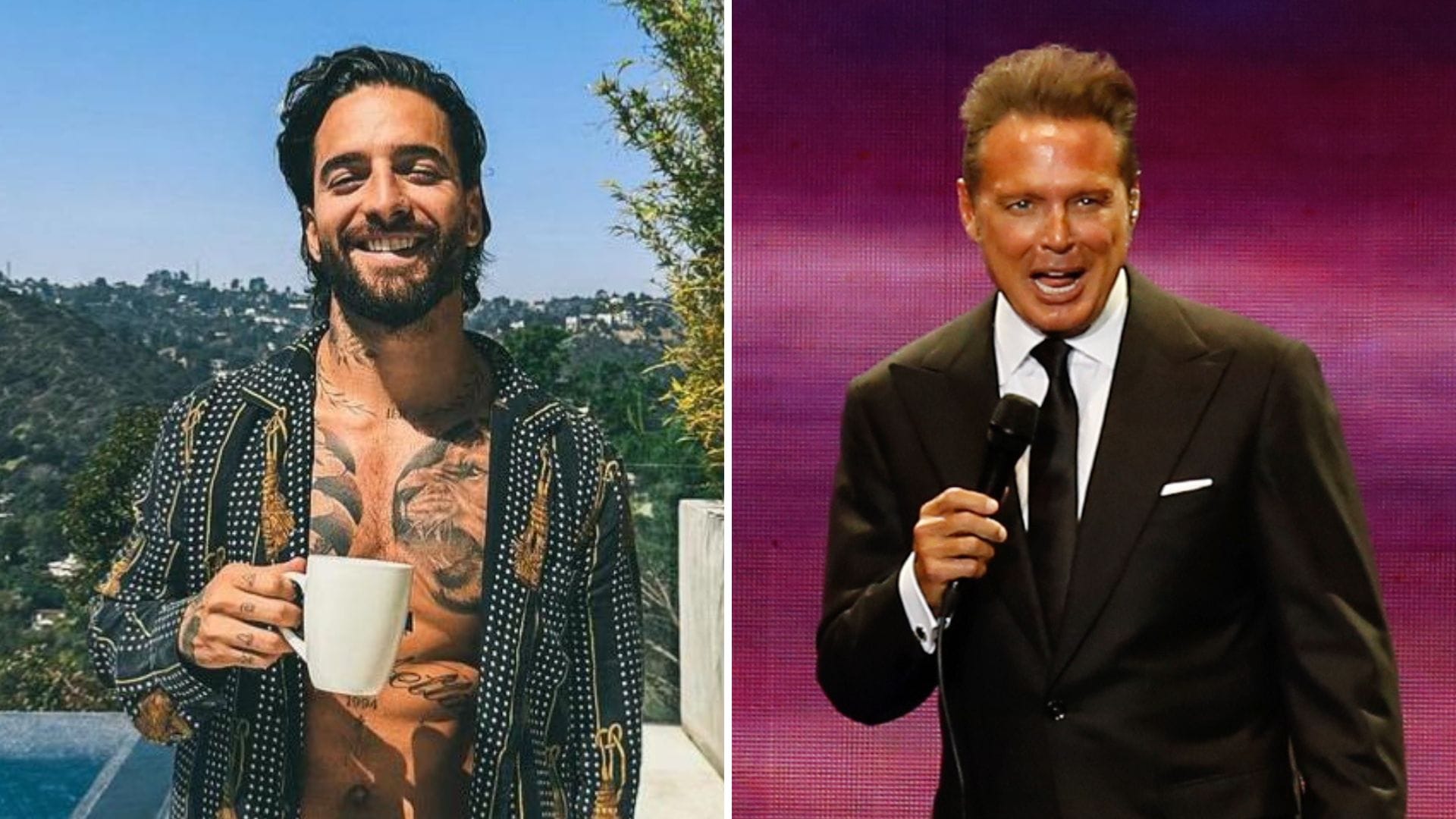 “El Sol es el Sol”: Maluma desata polémica en redes con foto imitando a Luis Miguel