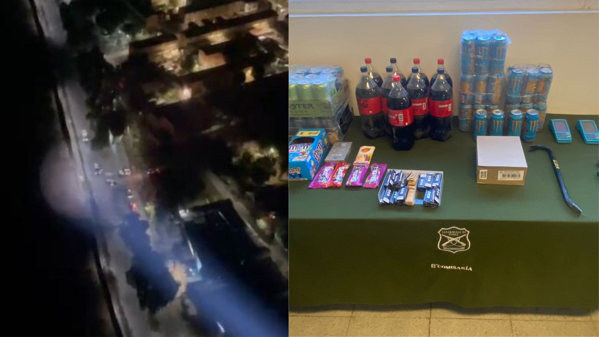 Banda perpetró robo en servicentro de Colina: Fueron detenidos en Renca tras intensa persecución