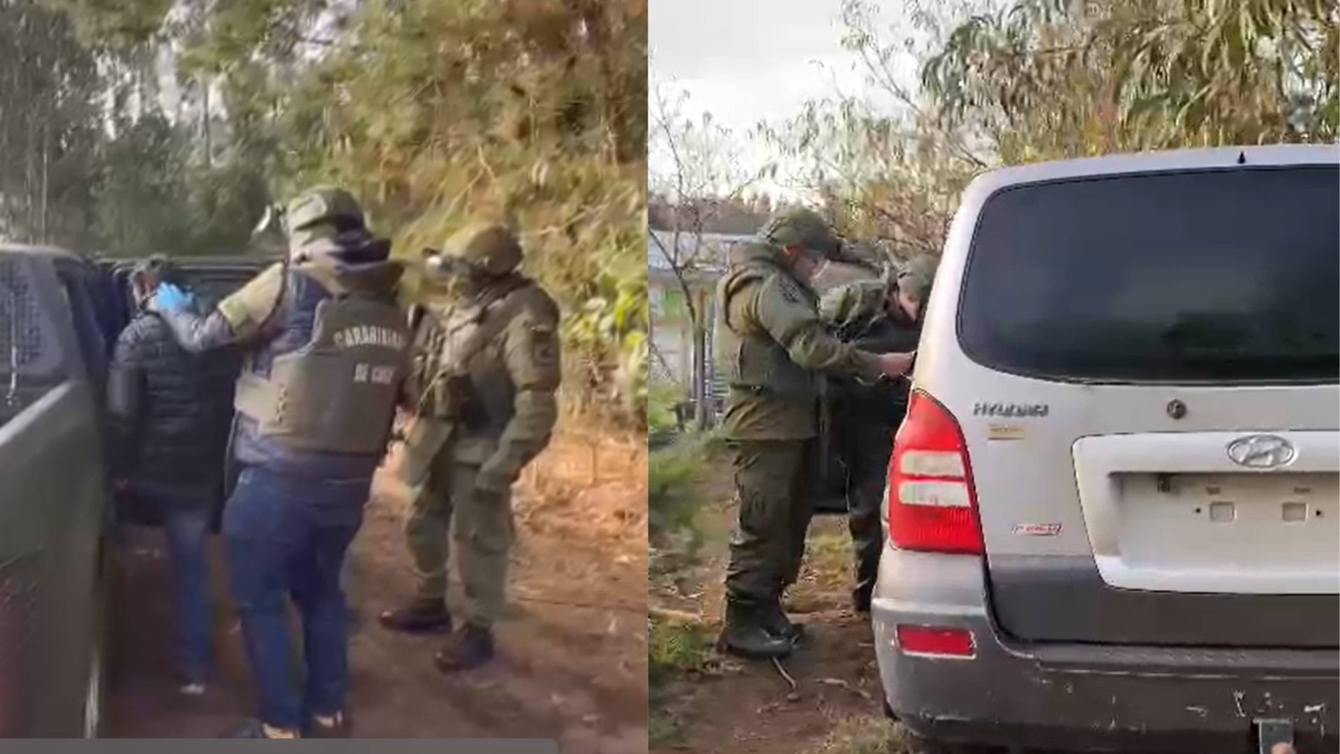 Detienen a tres personas y recuperan cinco vehículos robados en Tirúa