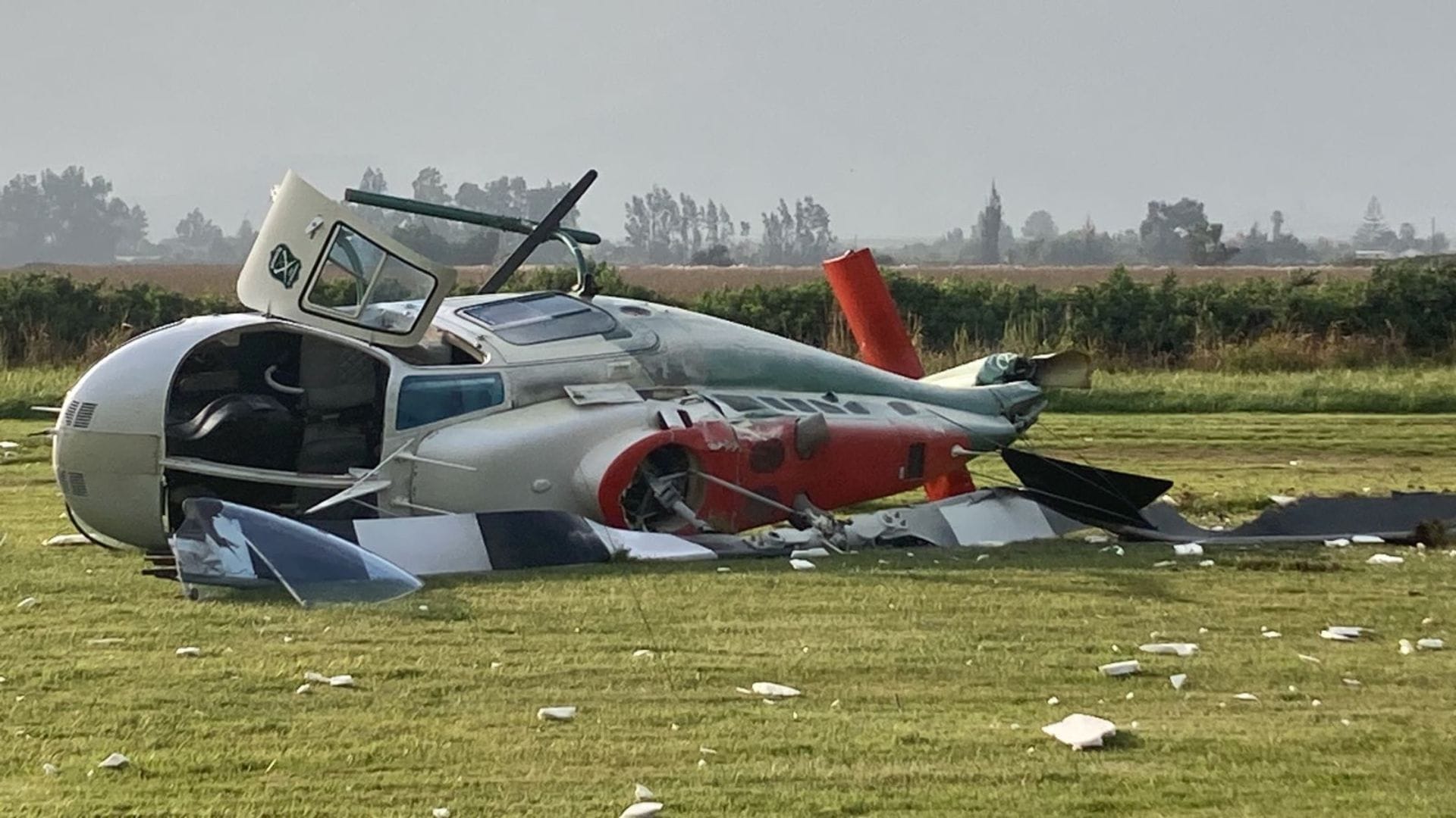 Helicóptero de Carabineros capotó en Melipilla: Dos funcionarios resultaron con lesiones