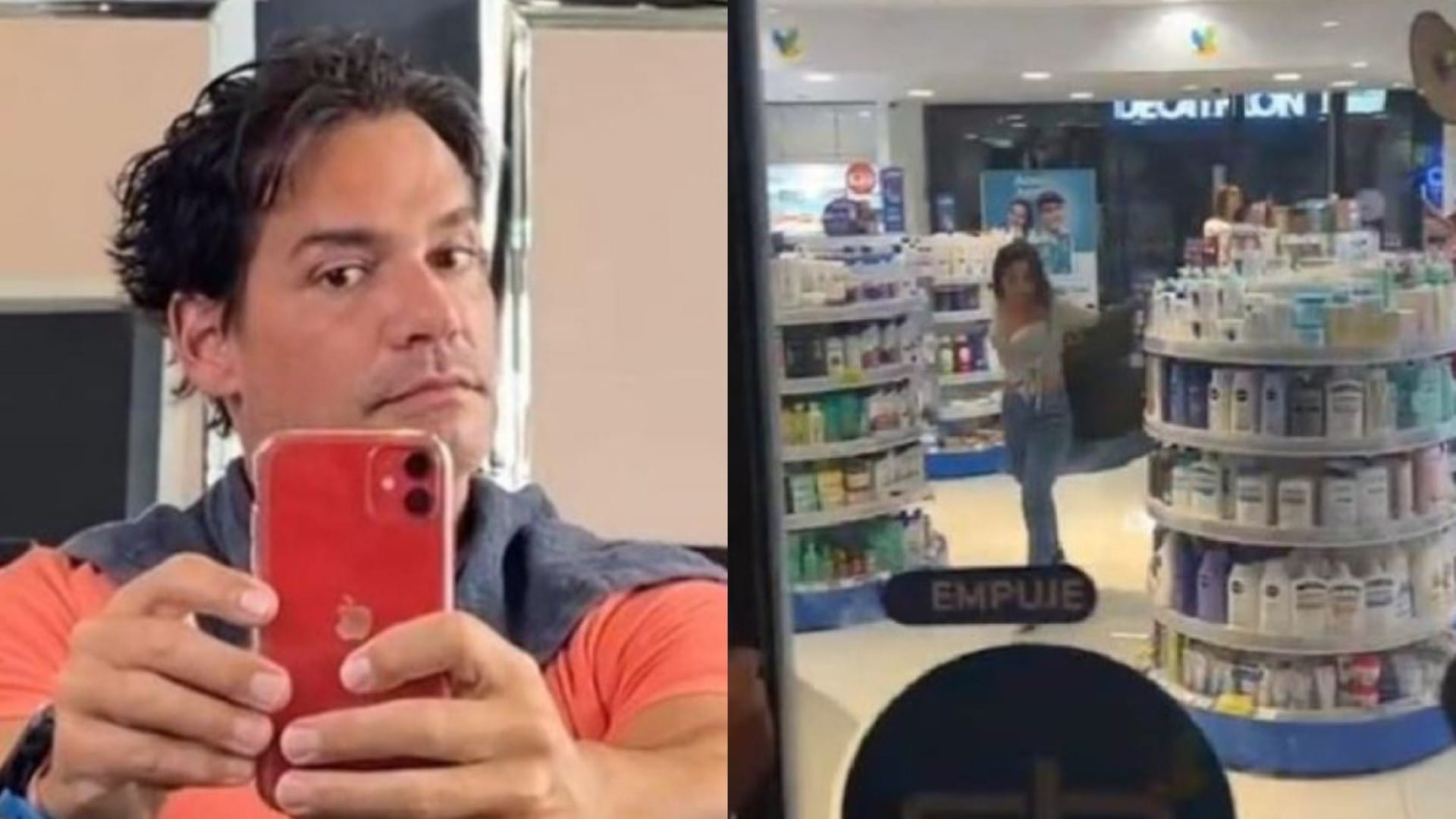 Cristian de la Fuente capta a ‘mecheras’ en pleno robo en farmacia Salcobrand: ‘¡Están escapando!’