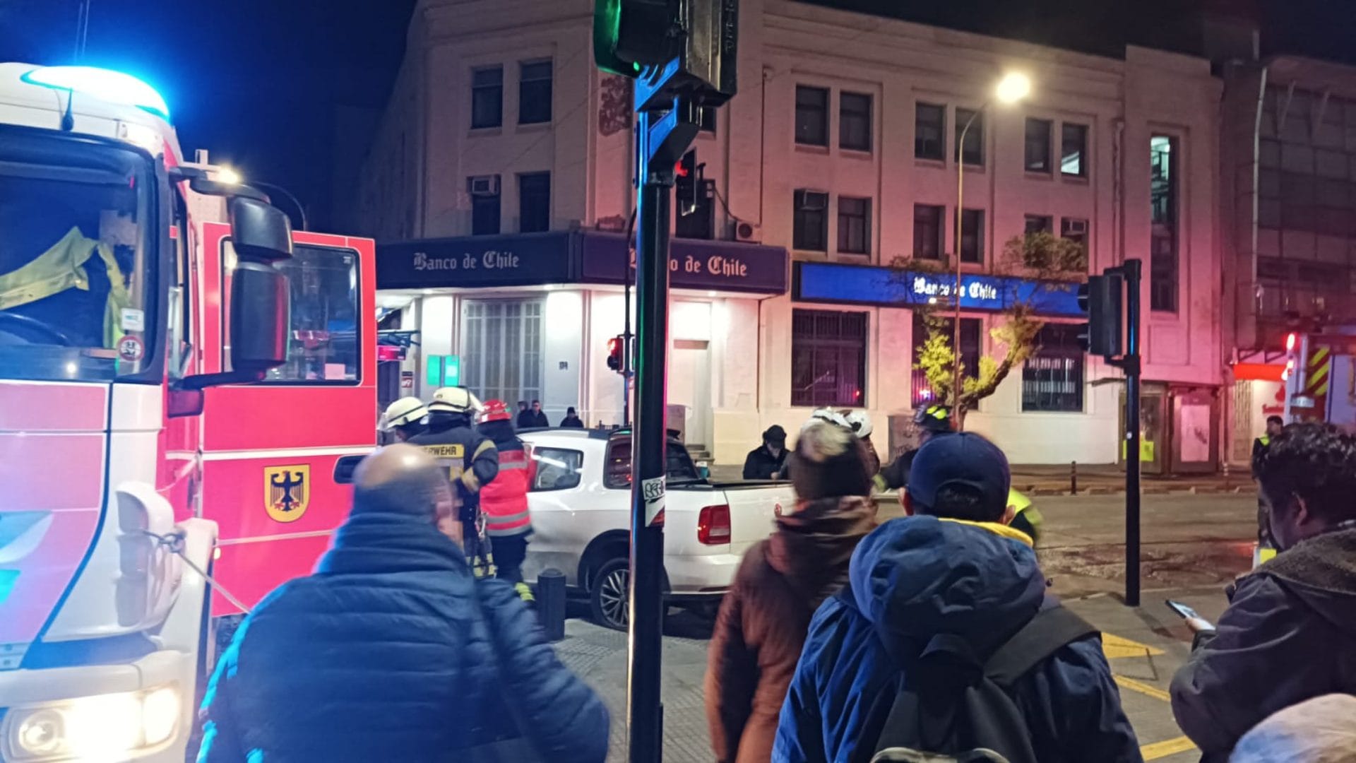Accidente de tránsito dejó una persona lesionada en pleno centro de Concepción