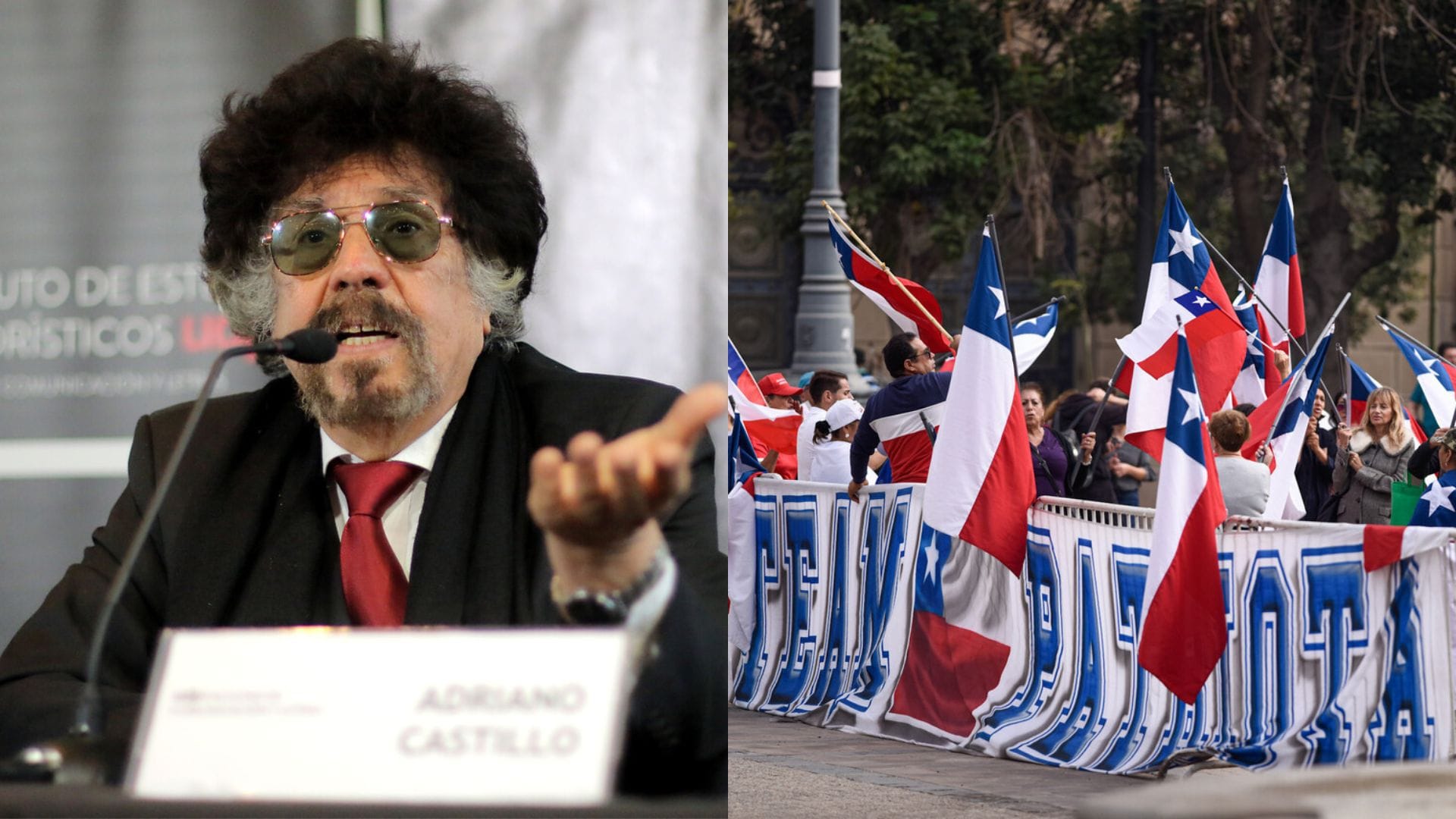 Adriano Castillo afirmó que recibió insultos del “Team Patriota” en pleno centro de Santiago