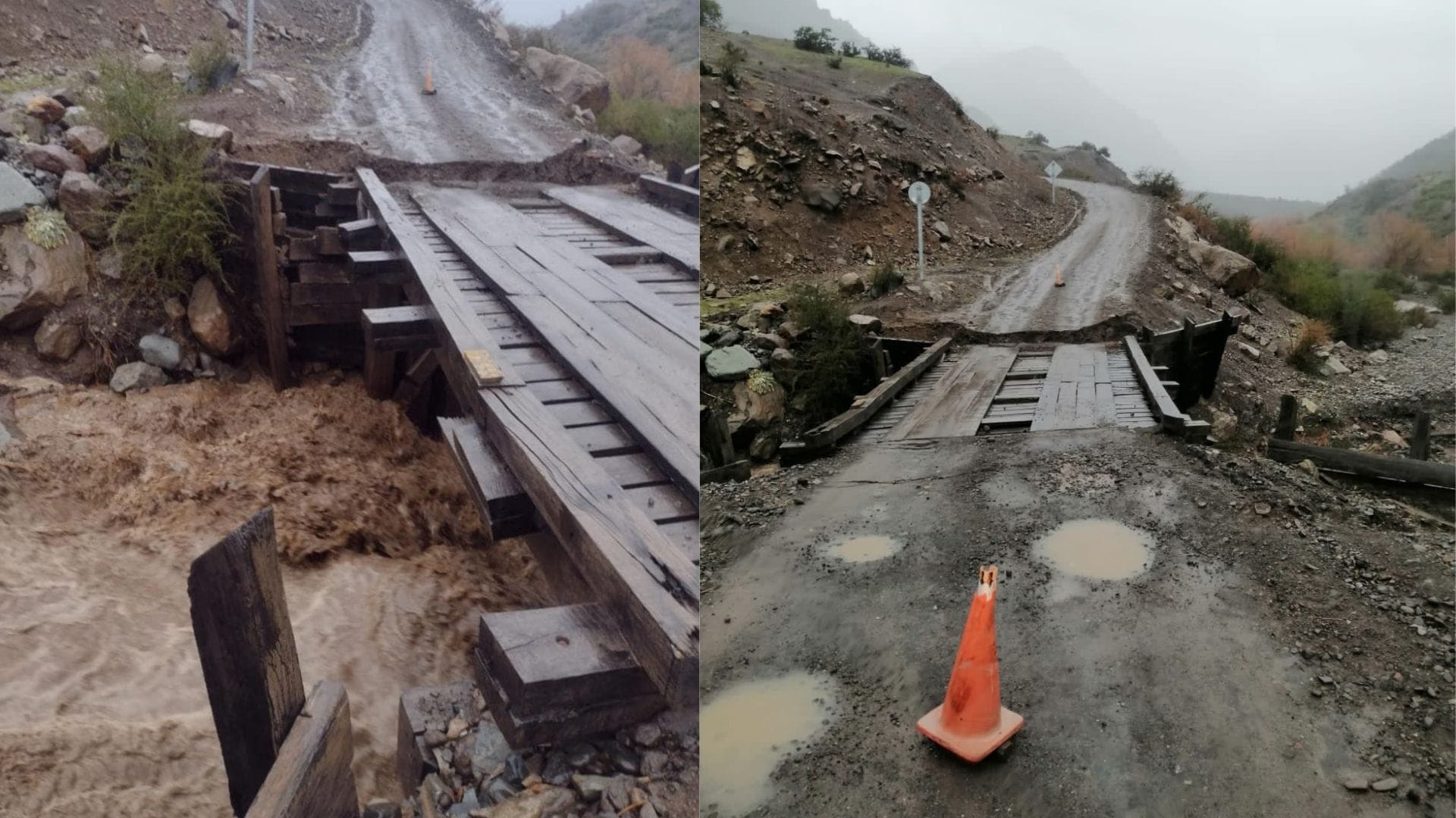 Declaran Alerta Amarilla para Alto Biobío tras daños en puente: Reportan que hay 750 personas aisladas