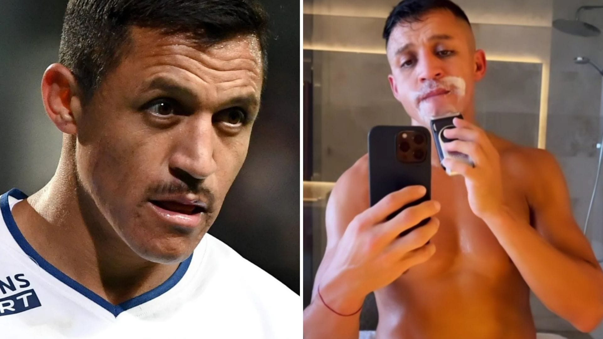 ¿Una vuelta a sus orígenes? Alexis Sánchez optó por un cambio de look y le dio fin a su bigote