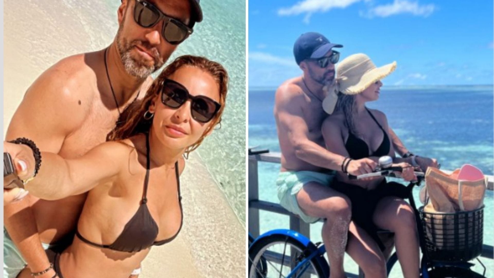 Las románticas postales que dejaron las vacaciones de Claudio Bravo junto a su esposa
