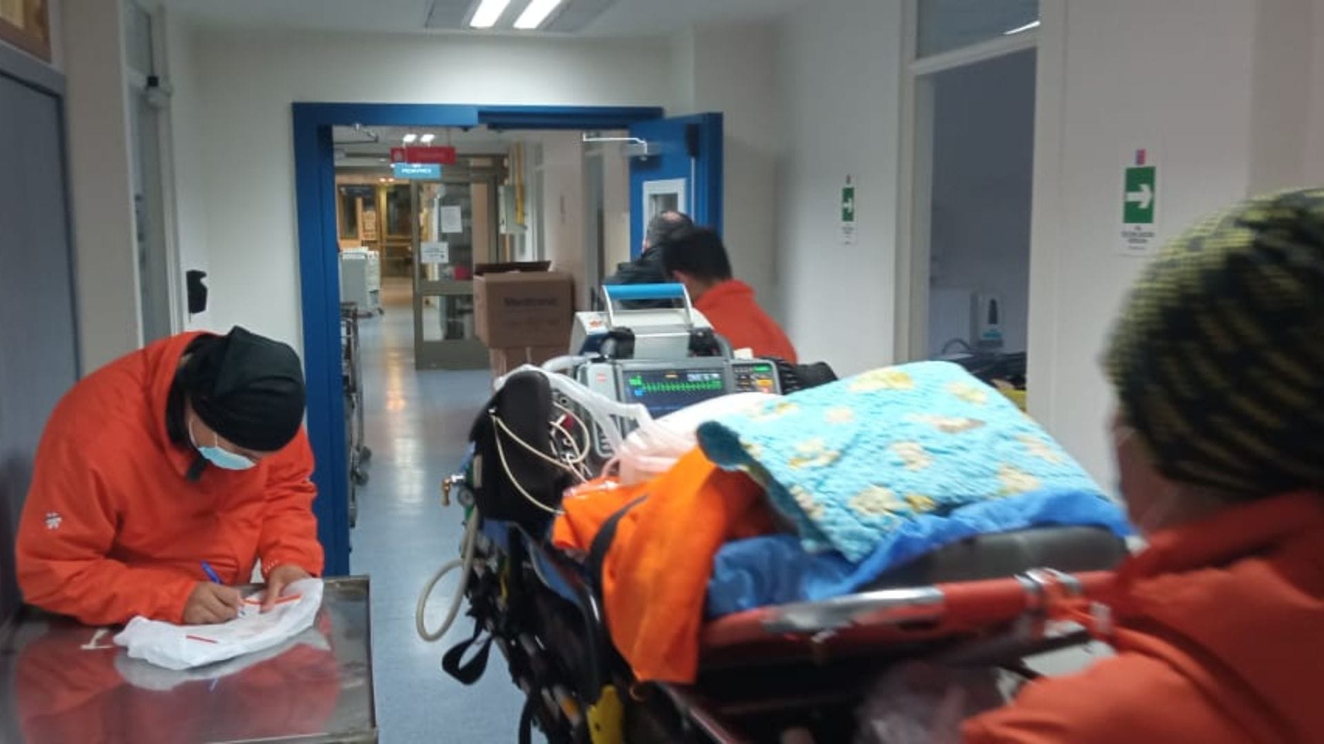Ante auge de enfermedades respiratorias: Trasladan a menor desde Coyhaique al Hospital de Concepción