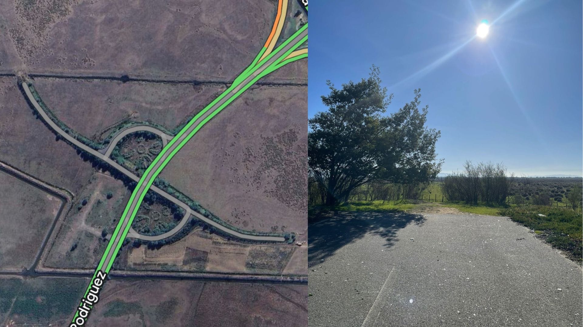 Insólito: Encontramos en Talcahuano un paso sobre nivel y caminos pavimentados que no conducen a ninguna parte