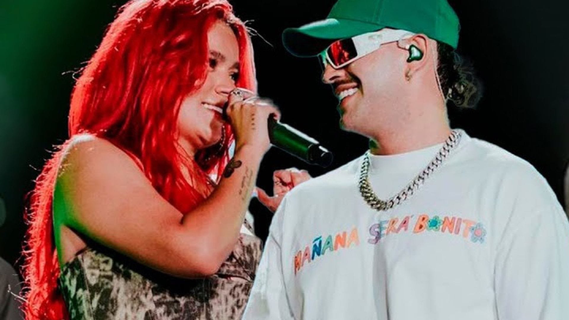 Karol G confirmó su romance con Feid: Fueron captados muy “tomaditos” de la mano