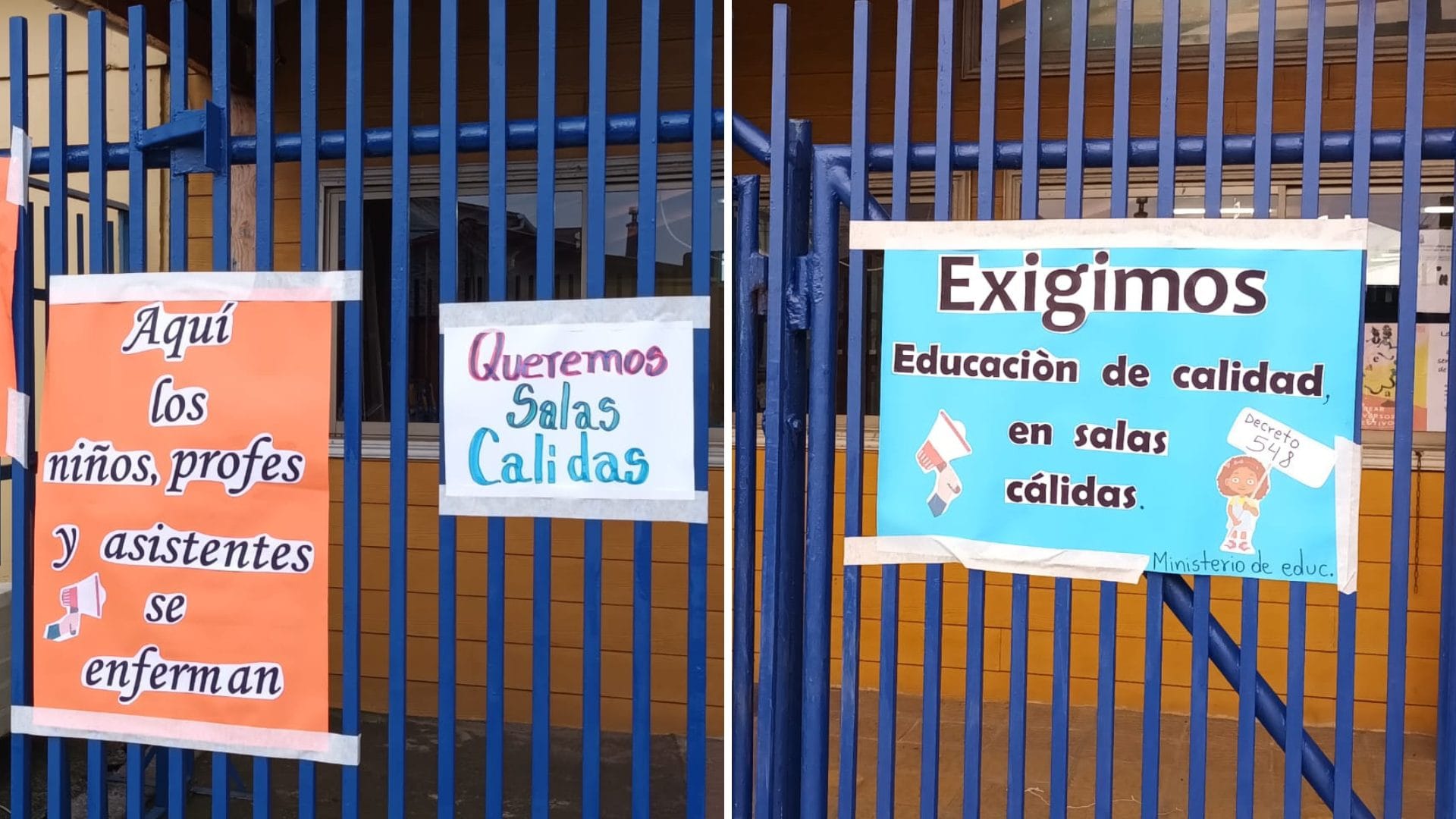 Escuela de Curanilahue en toma: Apoderados exigen mejores condiciones para establecimiento