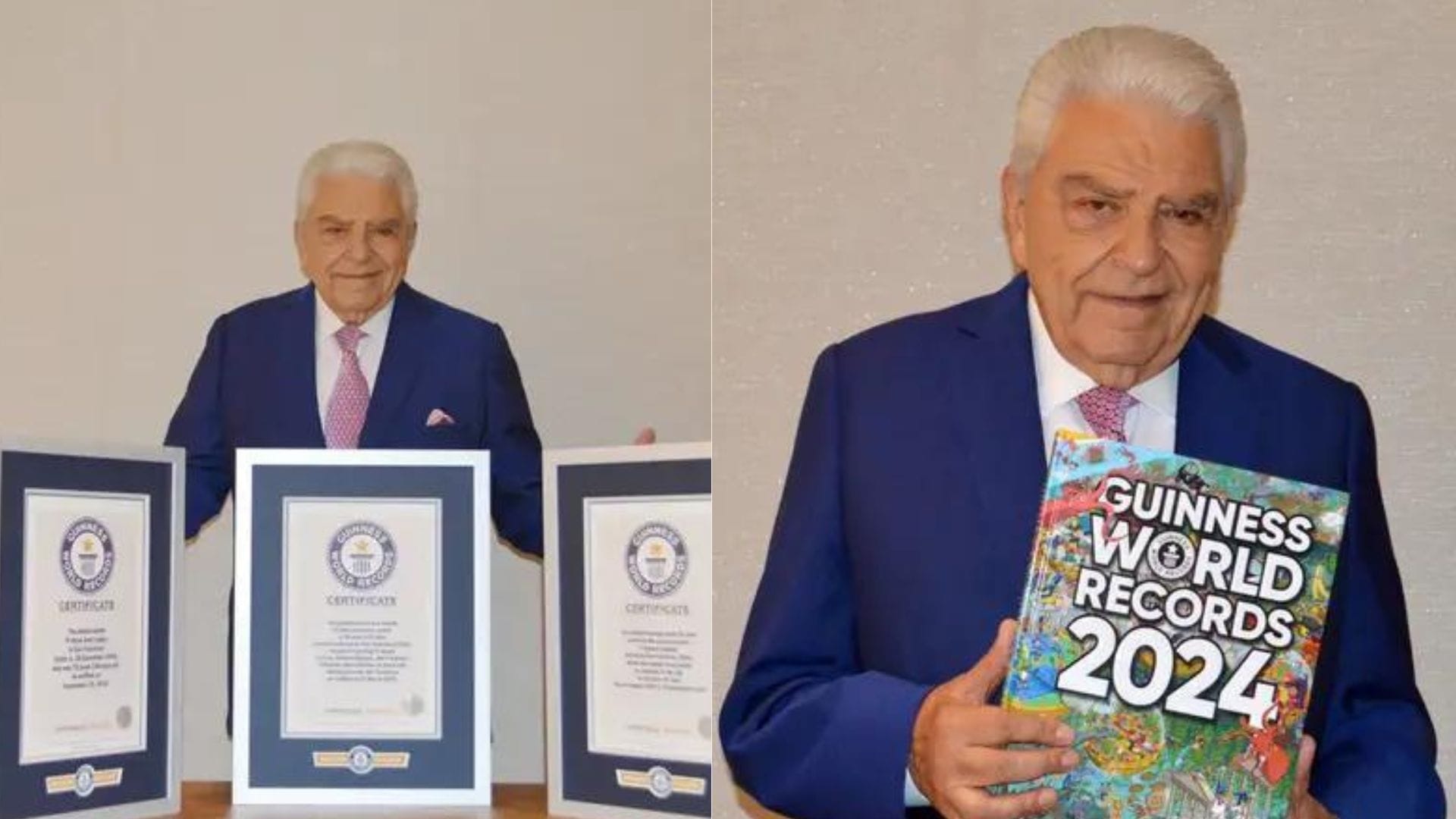 Don Francisco quedó en la historia: Logró dos Récord Guinness por su trayectoria en la TV