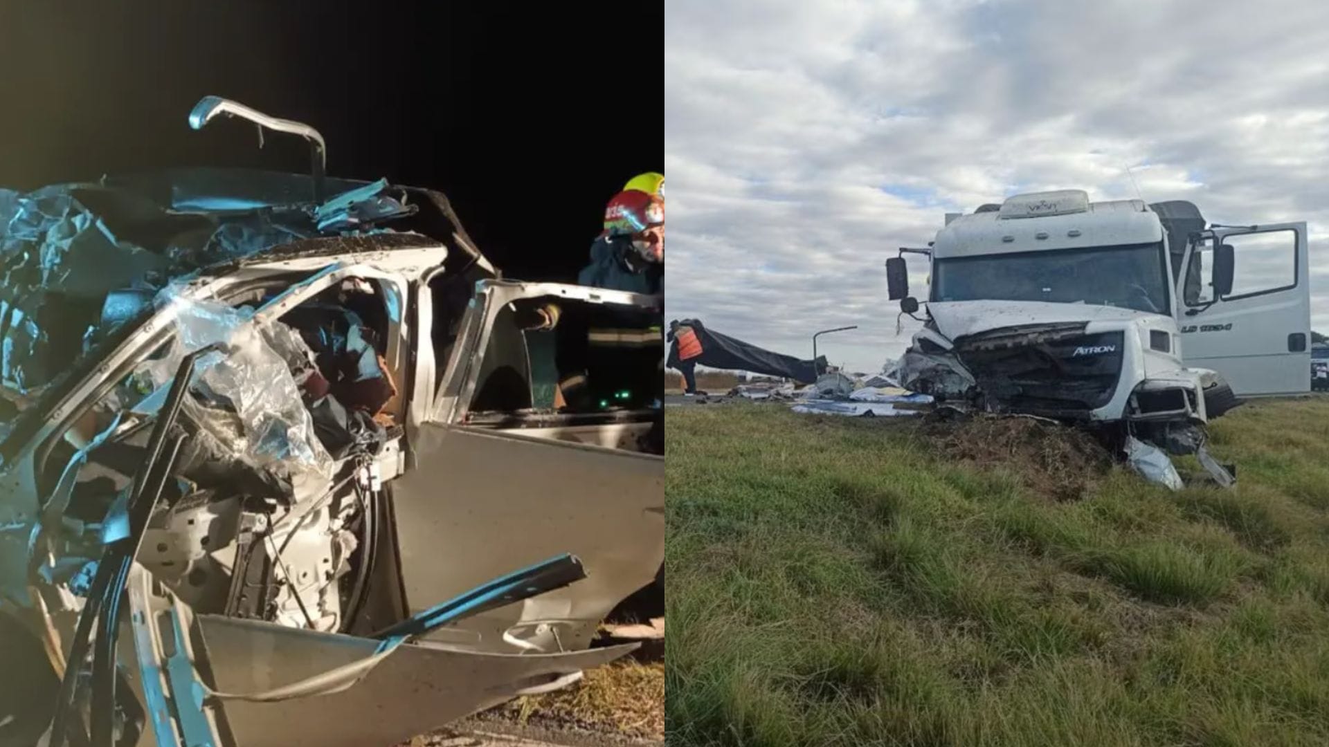 Terrible choque frontal con un camión: Muere familia chilena de cuatro integrantes en violento accidente de tránsito en Argentina
