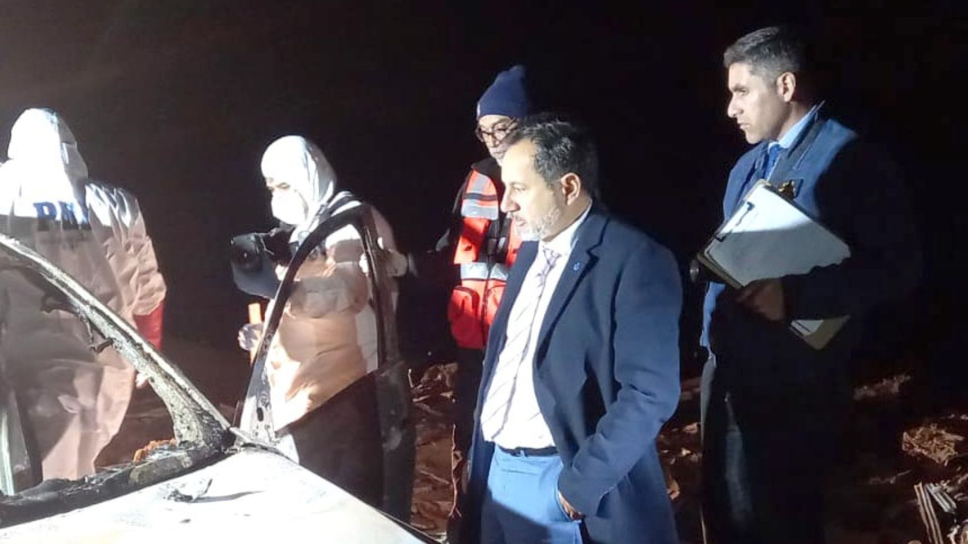 Familiar lo halló gracias al GPS: Encuentran cuerpo de hombre calcinado al interior de una camioneta en Copiapó