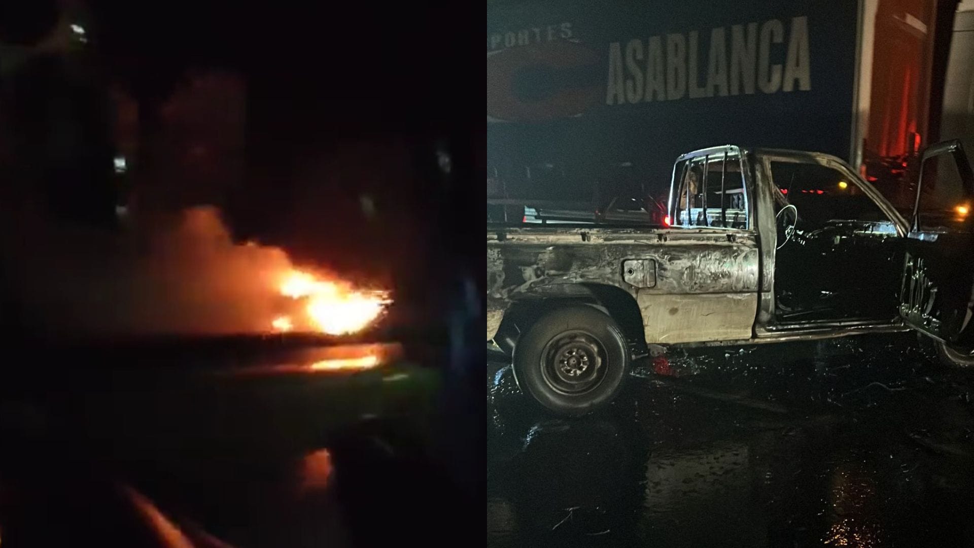 Choferes fueron atacados con armas de fuego: Dos heridos y una camioneta quemada dejó nuevo atentado en Ercilla