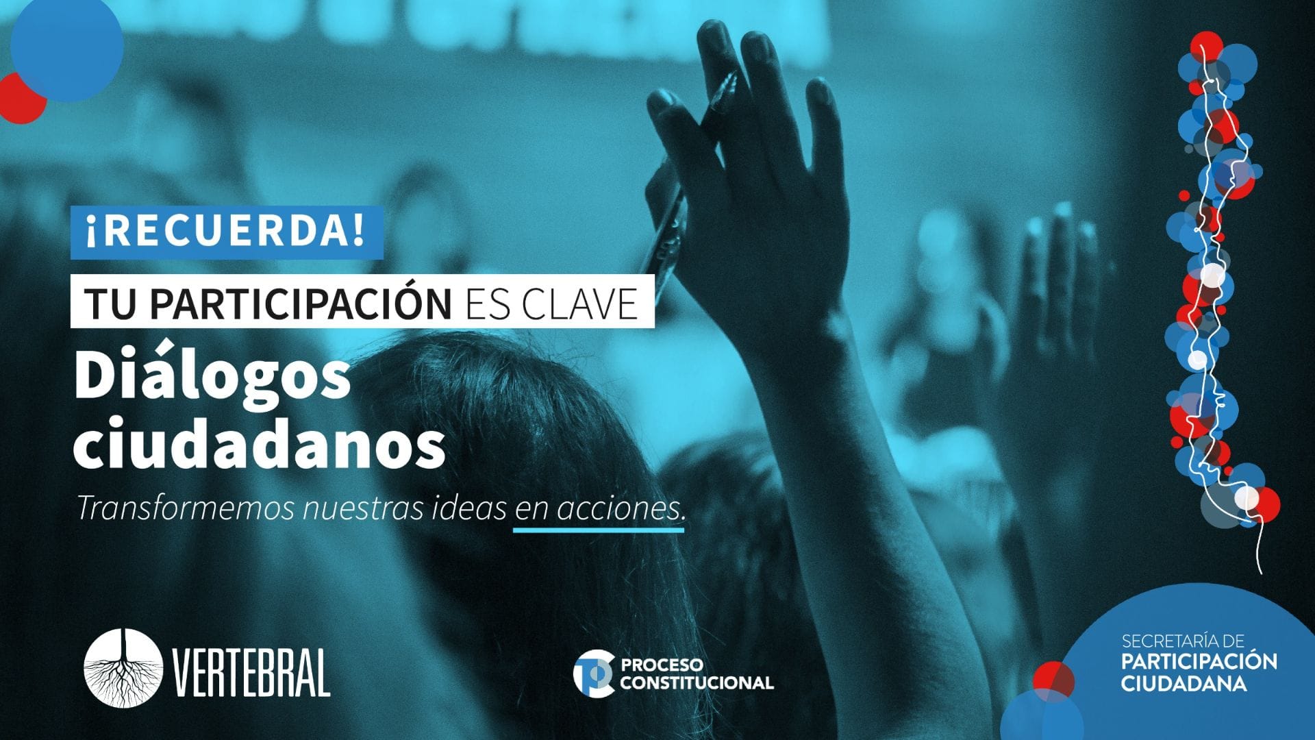 Proceso constituyente: Vertebral Biobío invita a participar de los Diálogos Autoconvocados