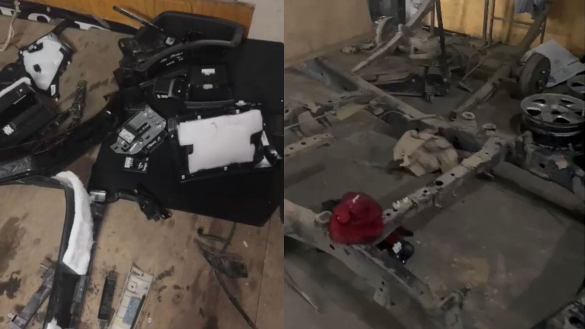 Lo sorprendieron en taller desmantelando camioneta robada: Mecánico fue detenido en La Cisterna