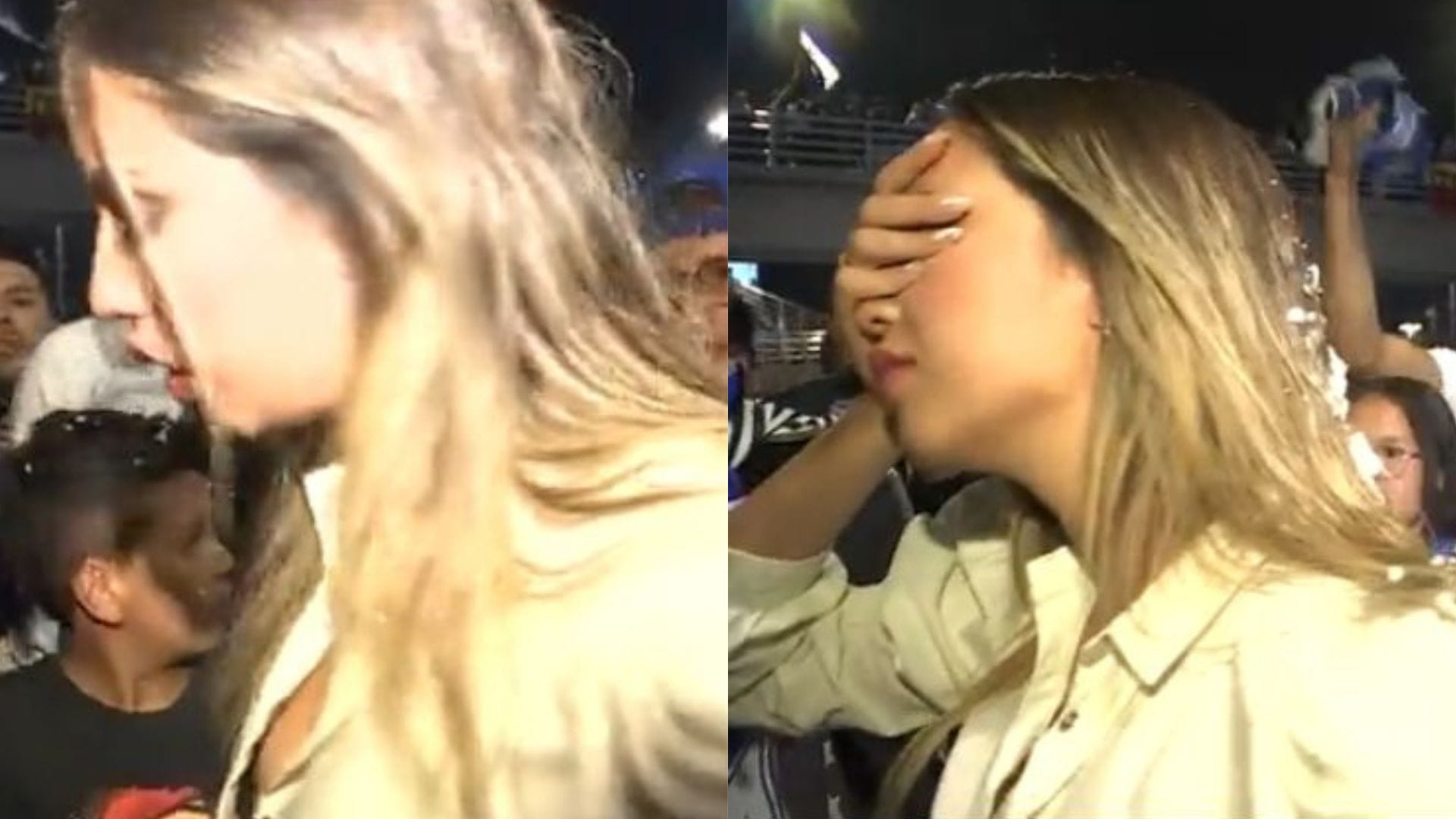 Se percató por sus audífonos y su reacción se viralizó: Periodista sufrió robo de su celular en pleno despacho en Colombia