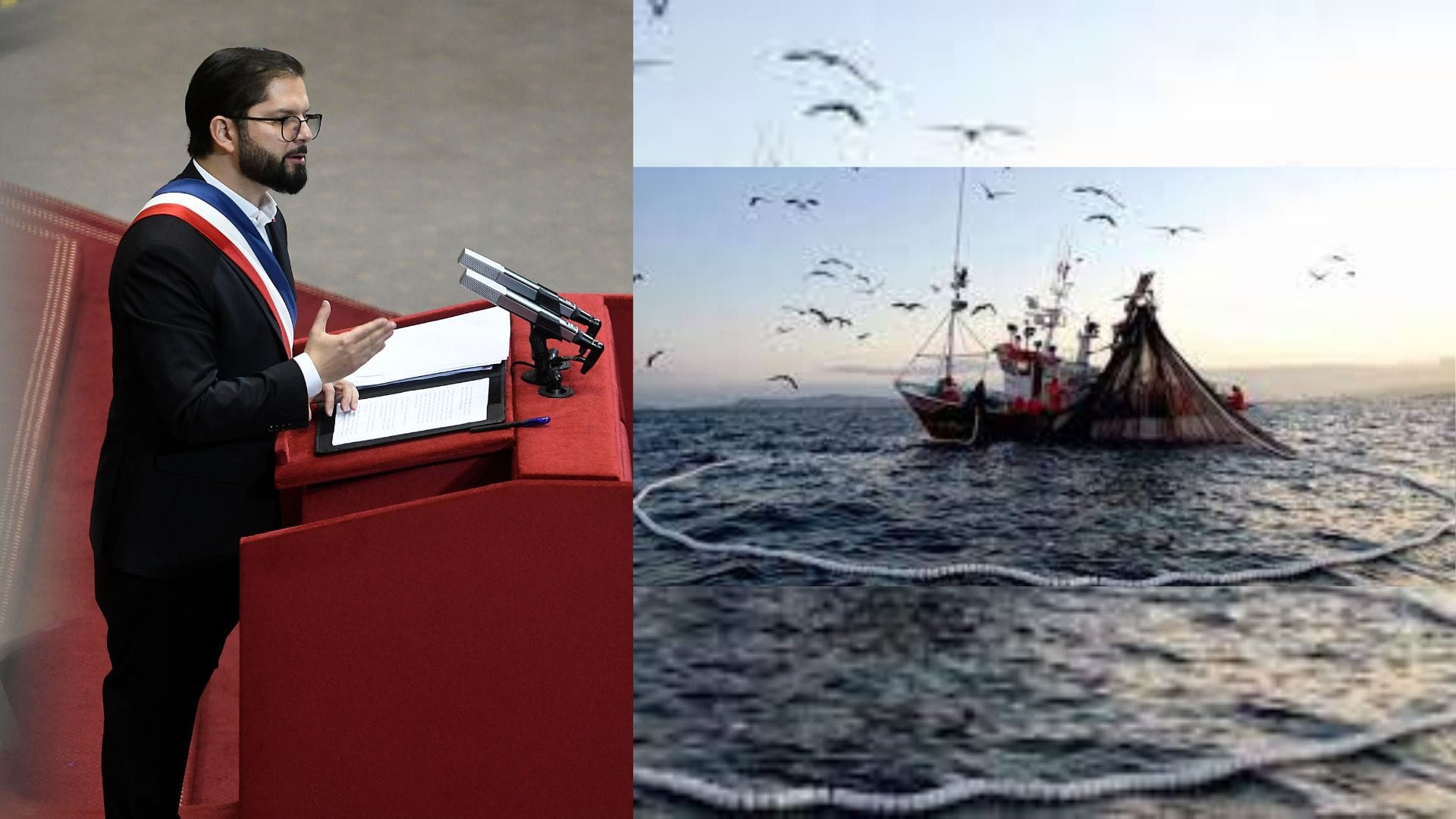 Profunda molestia en trabajadores de la pesca industrial por cuenta pública de Gabriel Boric