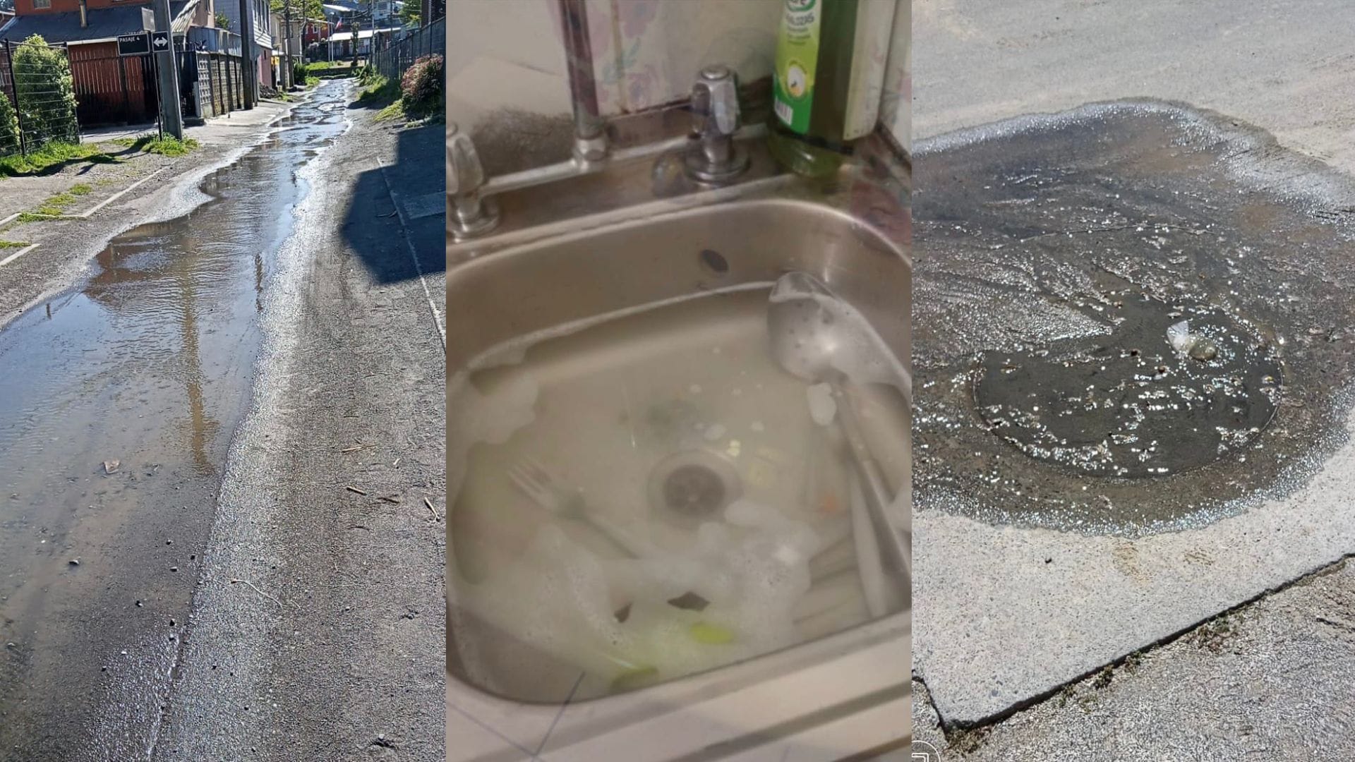 Vecinos denuncian rebalse de aguas servidas en Villa Futuro de Chiguayante