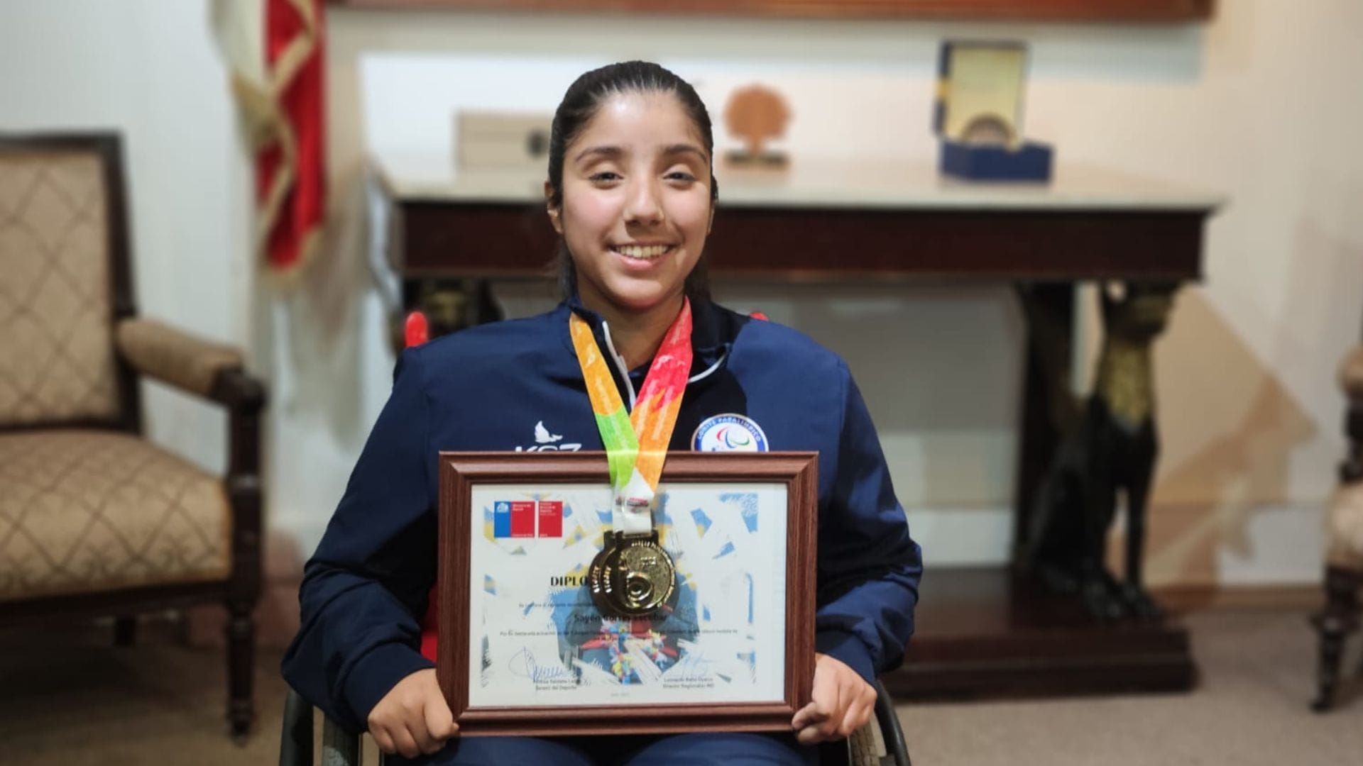 Sayén Córtes, la deportista de Penco que ganó dos medallas en los Juegos Panamericanos de Colombia