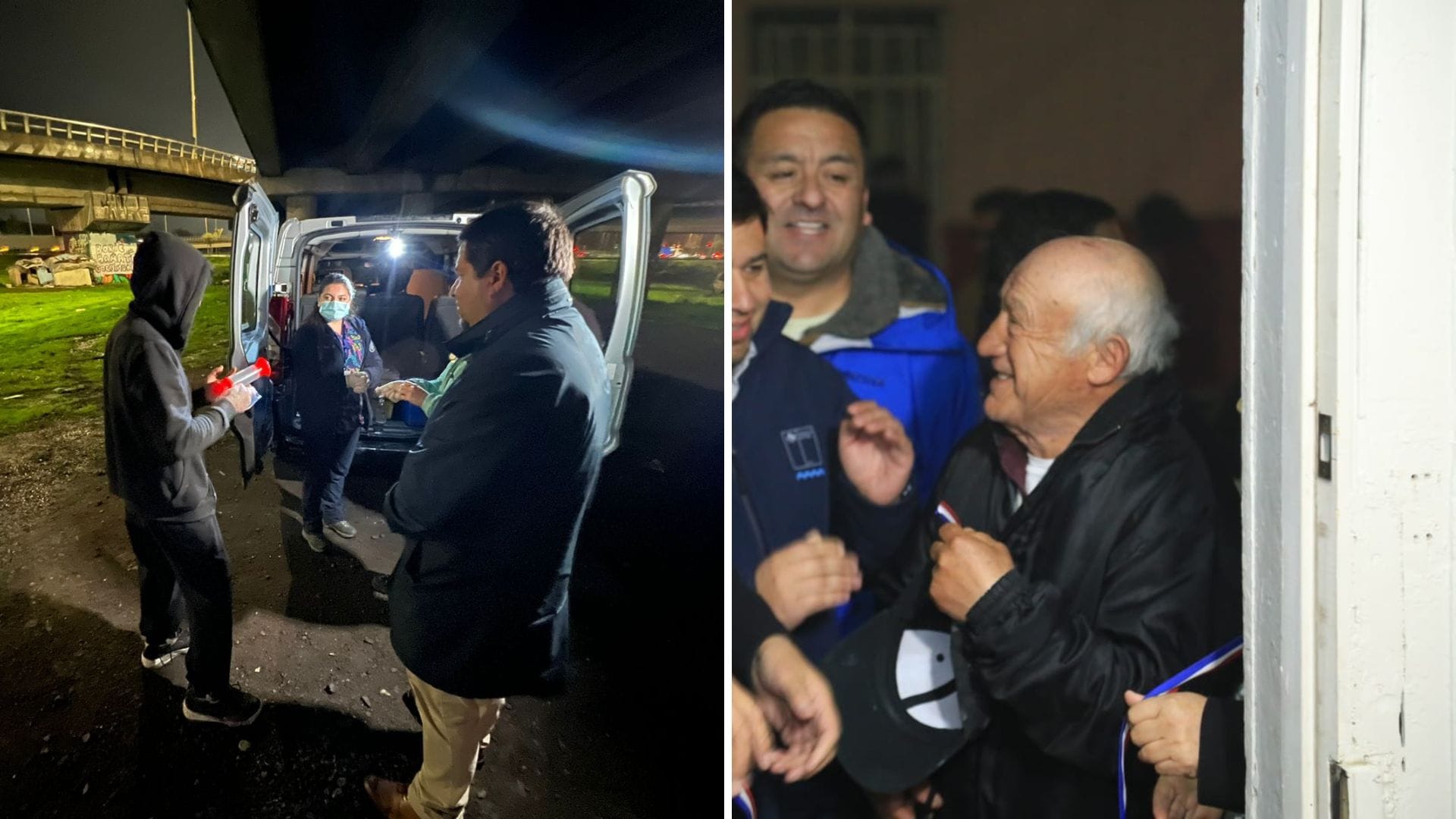 Redoblan esfuerzos para atención de personas en situación de calle a raíz del sistema frontal en el Biobío