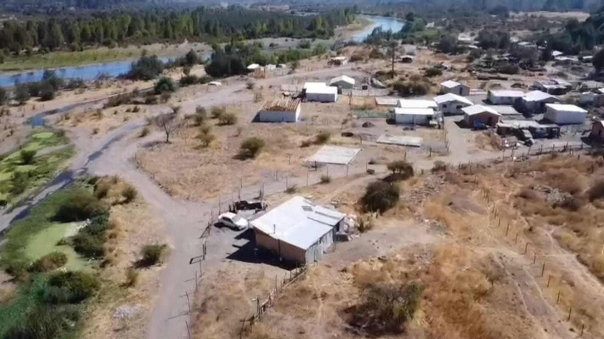 Más de 20 casas: Preocupación por campamento instalado en ribera norte del Río Ñuble