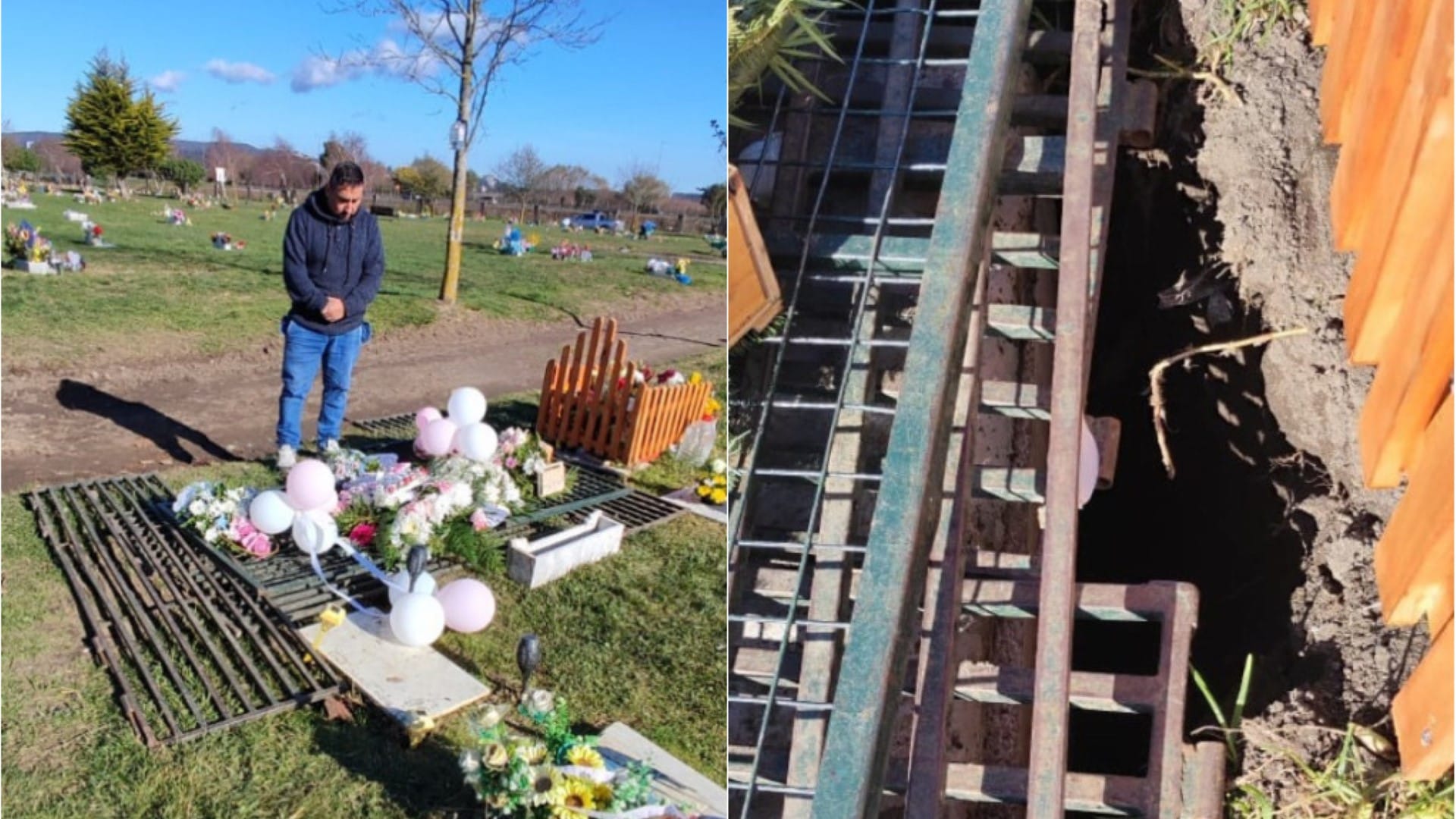 Acusan que Parque Concepción cambió terreno y sepultó “sin consentimiento” a una bebé fallecida