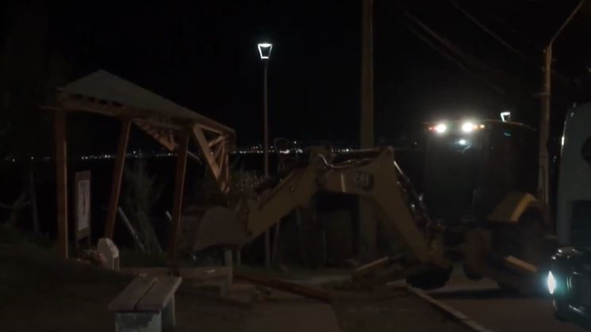 Primera demolición de “animita narco” en el Gran Concepción