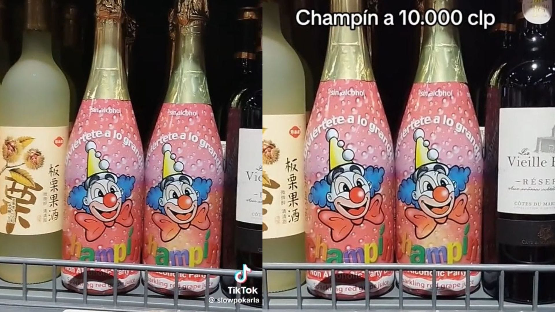 Estaba entre los “vinos más caros”: Chilena se volvió viral tras encontrar “Champín” en supermercado de China