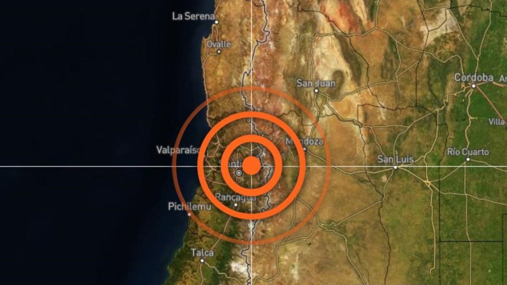 Fuerte sismo afectó a la zona centro de Chile