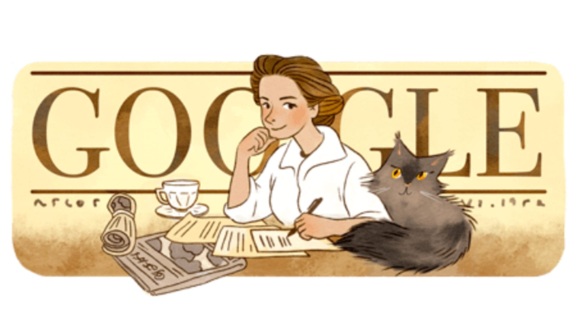 Google conmemora con un doodle a Lenka Franulic, primera periodista chilena