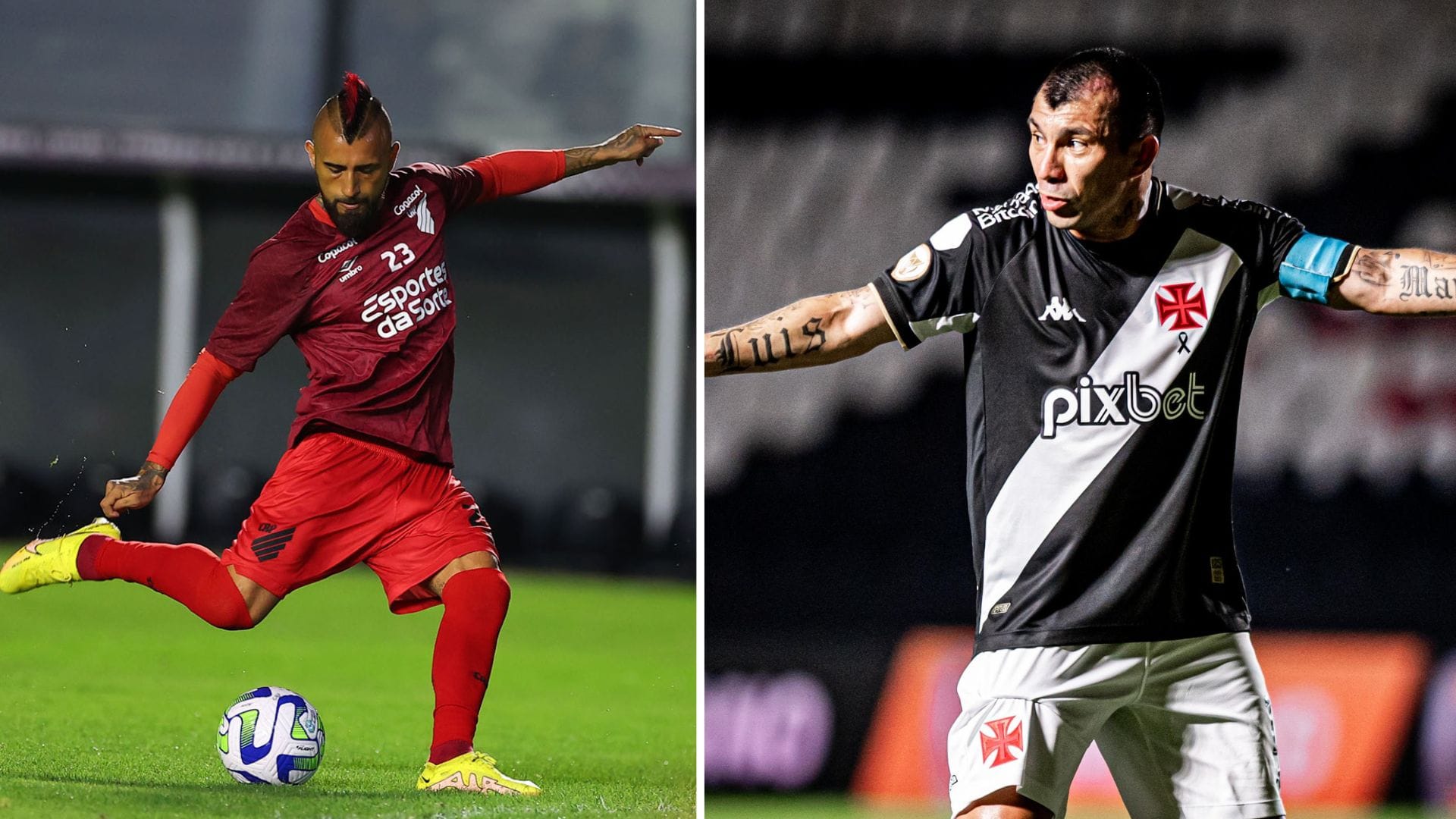 Arturo Vidal superó a Gary Medel y se quedó con el duelo de chilenos en el Brasileirao
