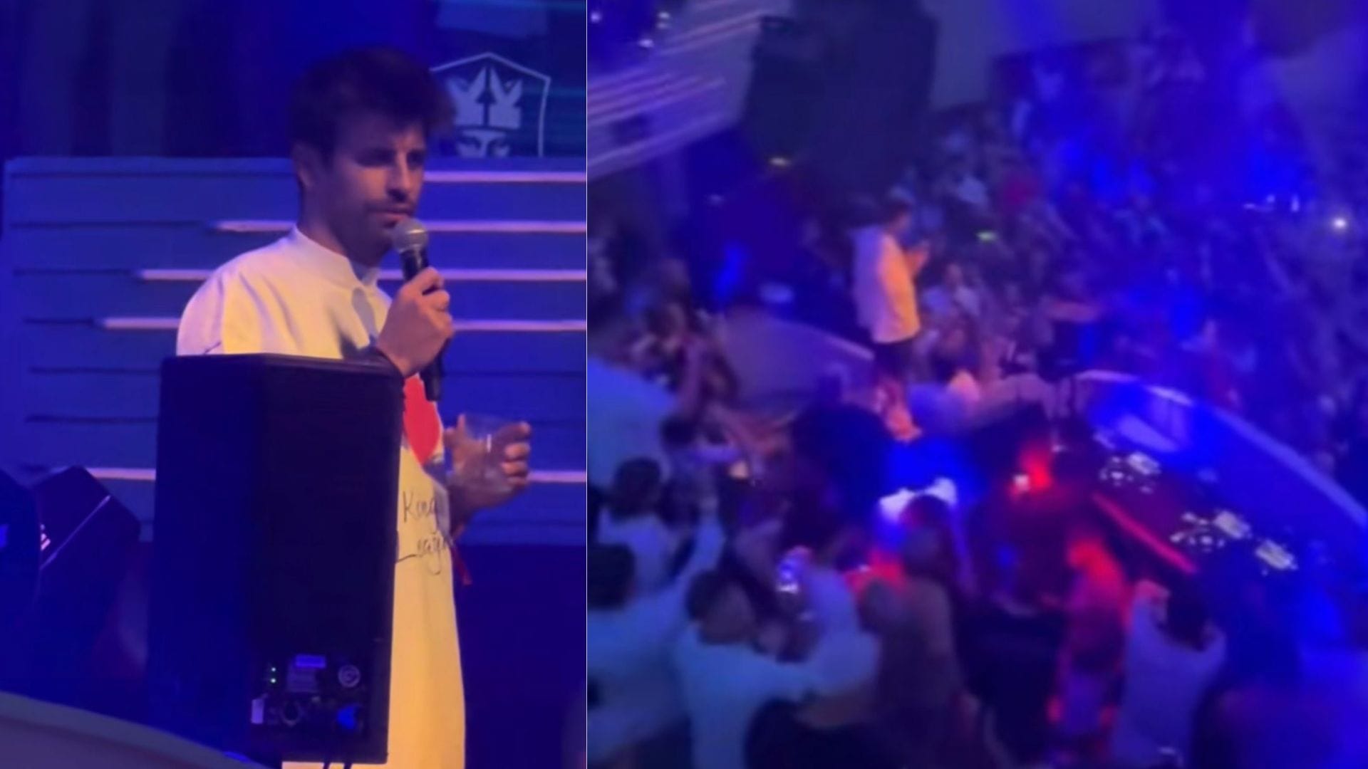 “Shakira, Shakira”: Hinchas molestaron a Gerard Piqué en la fiesta de la Kings League