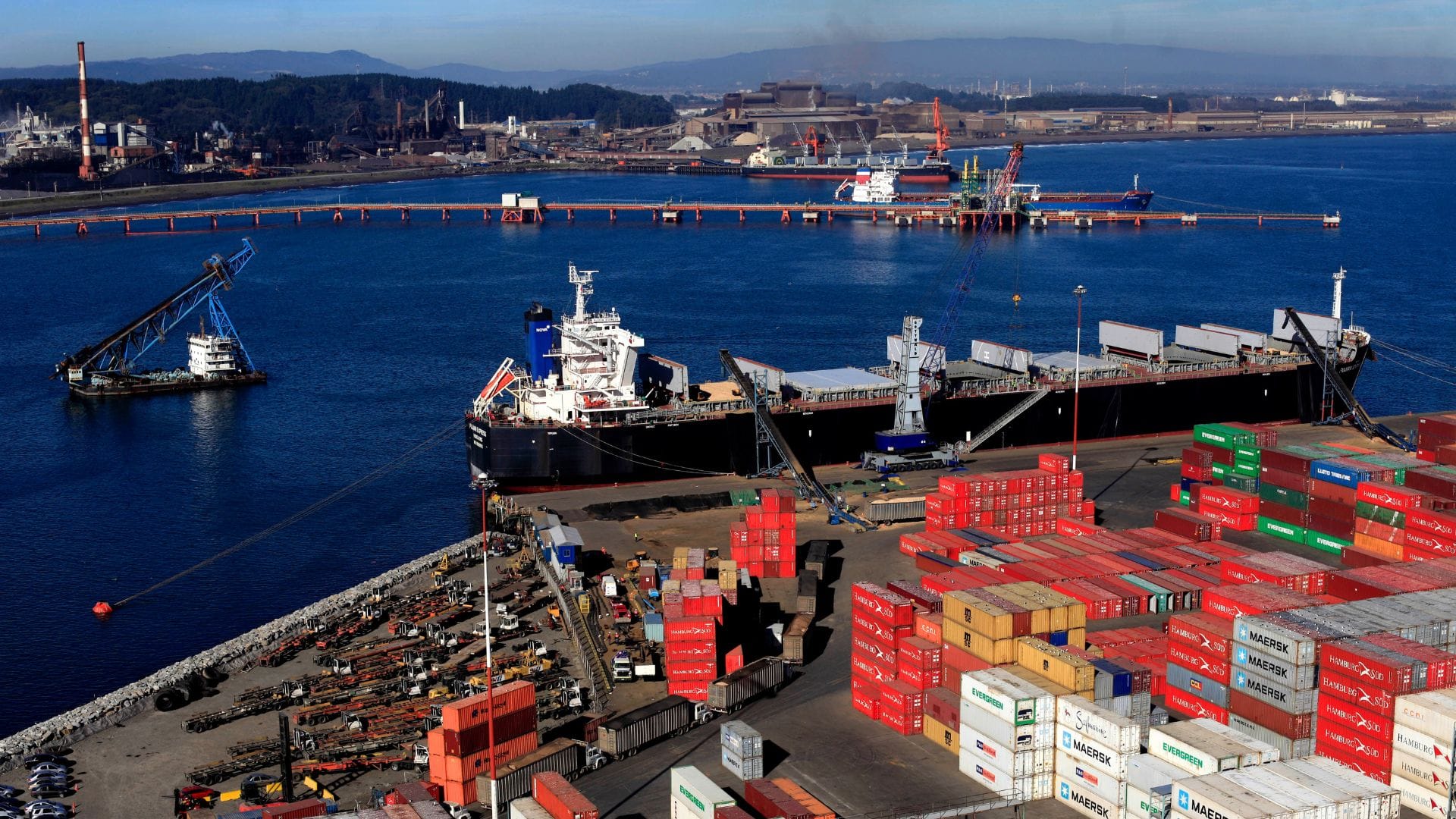 Exportaciones del Biobío anotaron importante alza en mayo: Estos son los principales productos y destinos