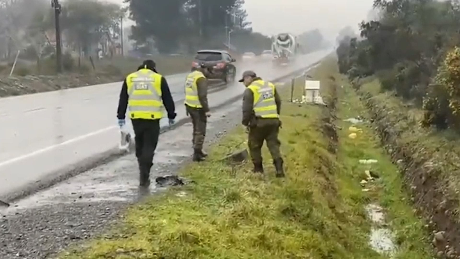 Chofer encarcelado por matar a joven madre y bebé de 2 meses en Villarrica dijo que “habría atropellado a un bulto”