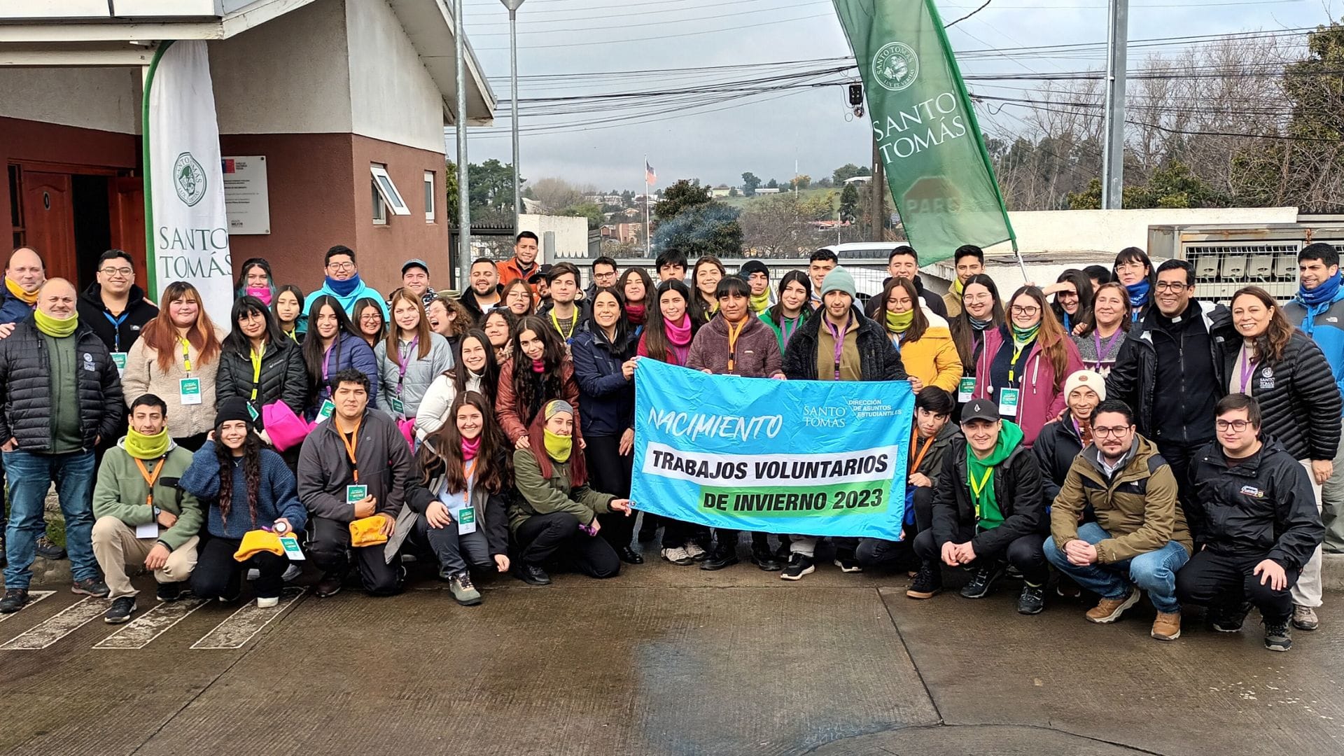 Estudiantes de la UST Concepción son parte de los Trabajos Voluntarios en Nacimiento