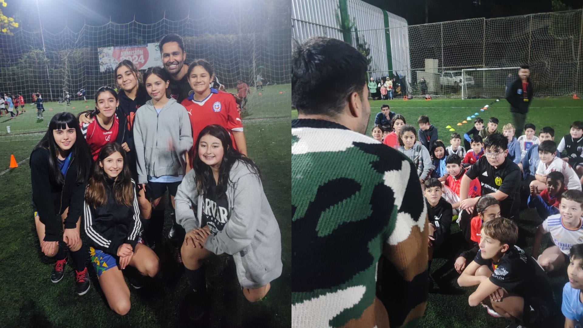 El exfutbolista Luis Jiménez abre una escuela de fútbol en San Pedro de la Paz