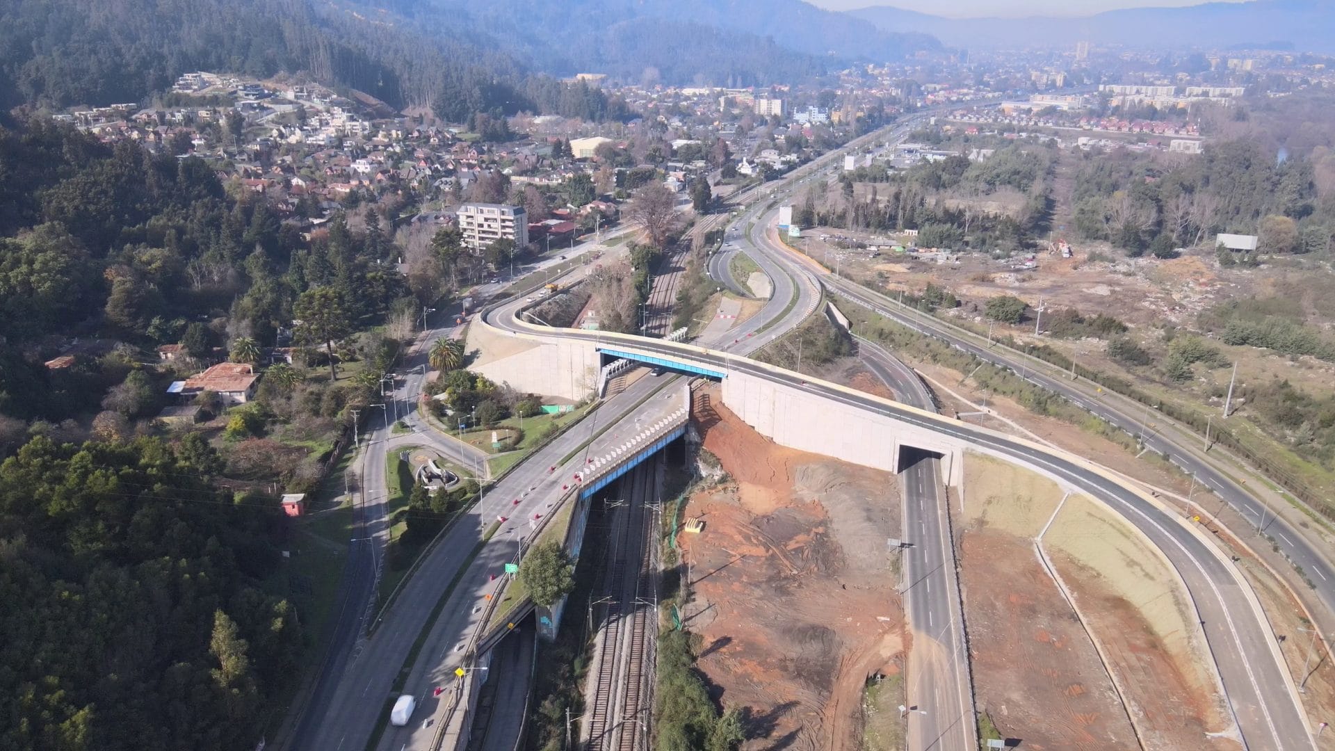 Finaliza construcción del “Nudo 8 Oriente” en Chiguayante