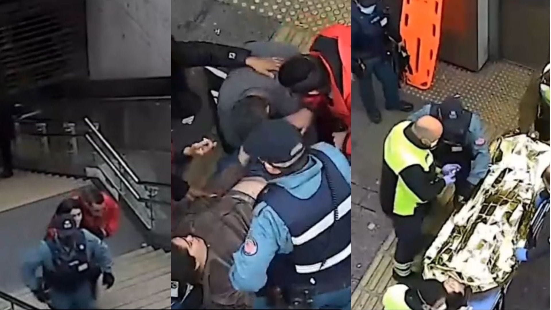 Mujer se desplazaba por estación del Metro e inició trabajo de parto: Guardia le socorrió y tuvo a su hijo en brazos