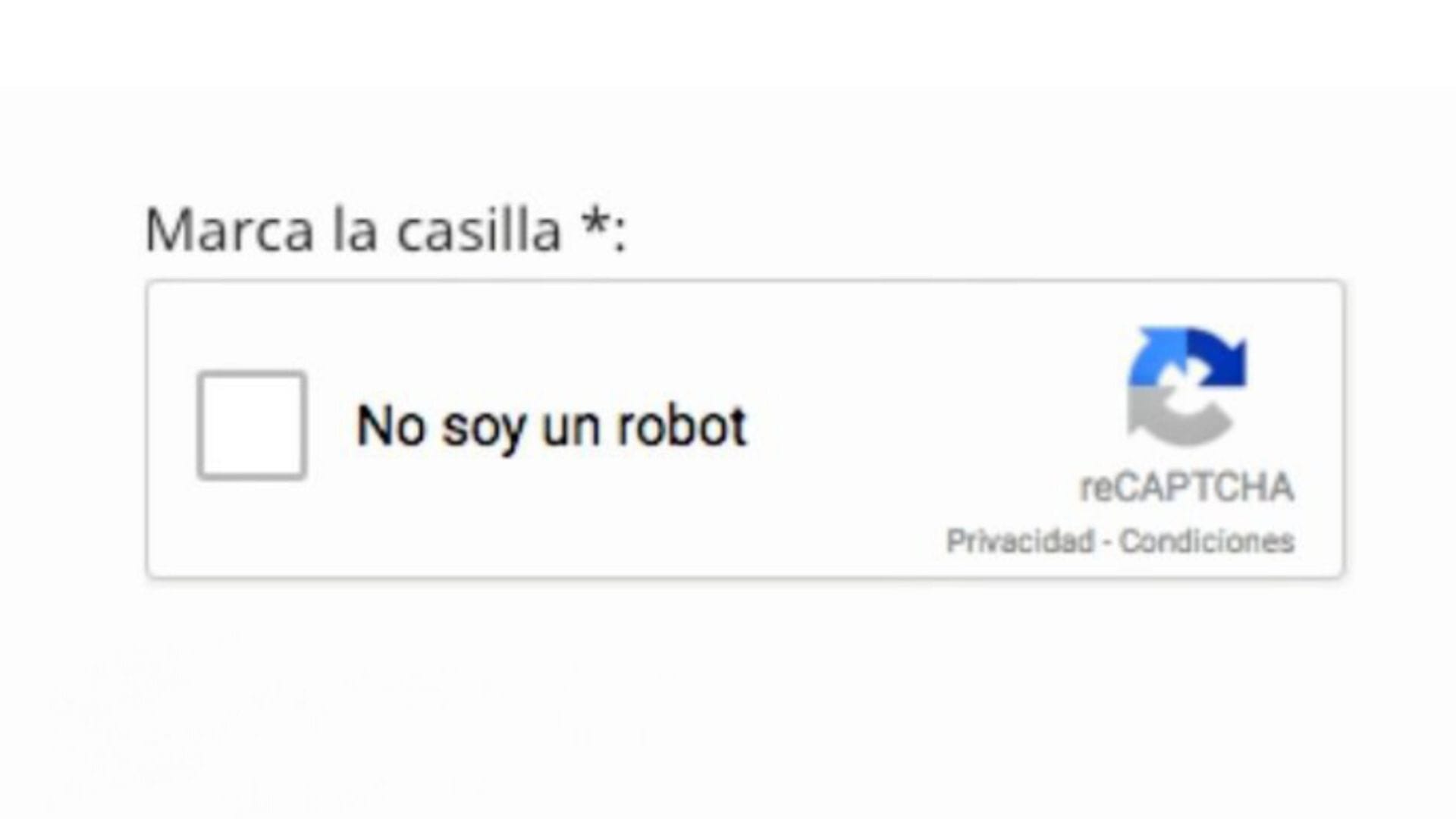 Revelan cómo funciona la casilla “No soy un robot”: ¿Qué ocurre al marcarlo?
