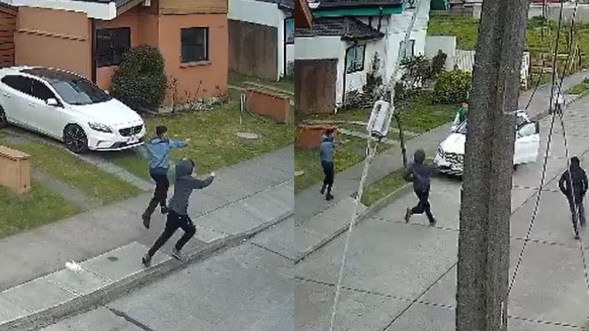 Madre y su hijo de 13 años sufren portonazo en San Pedro de la Paz: 3 menores fueron detenidos