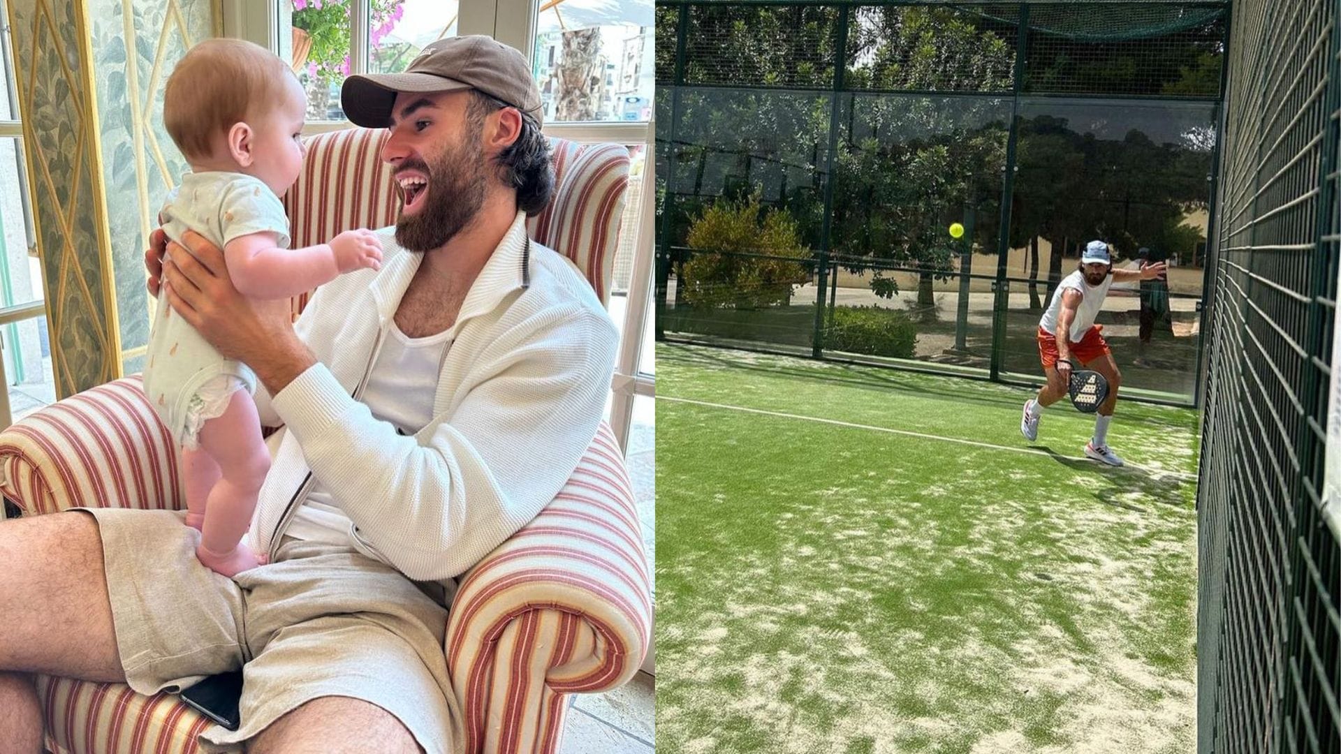 Jugando pádel y con su familia: Ben Brereton Díaz mostró cómo está disfrutando su vida en España