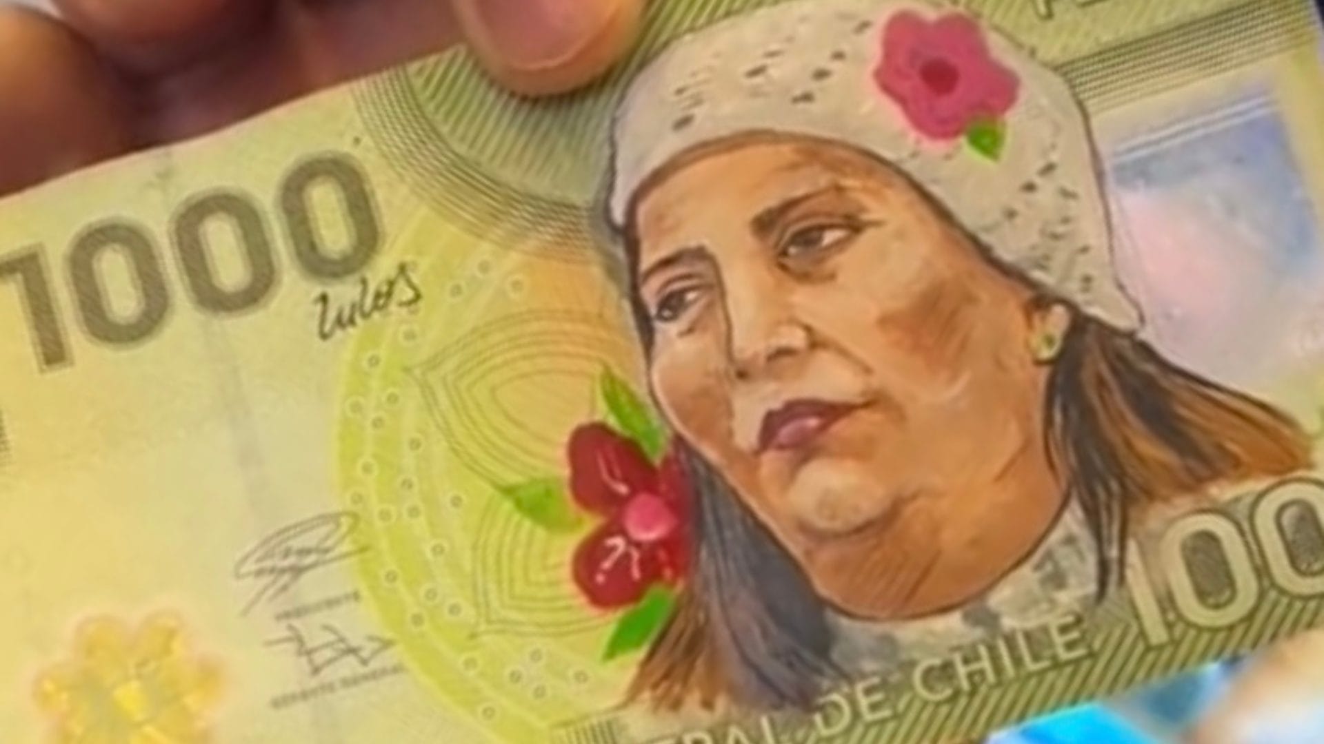 Mil lulos: Tiktoker se viraliza tras pintar a Pincoya de “Gran Hermano” en billete