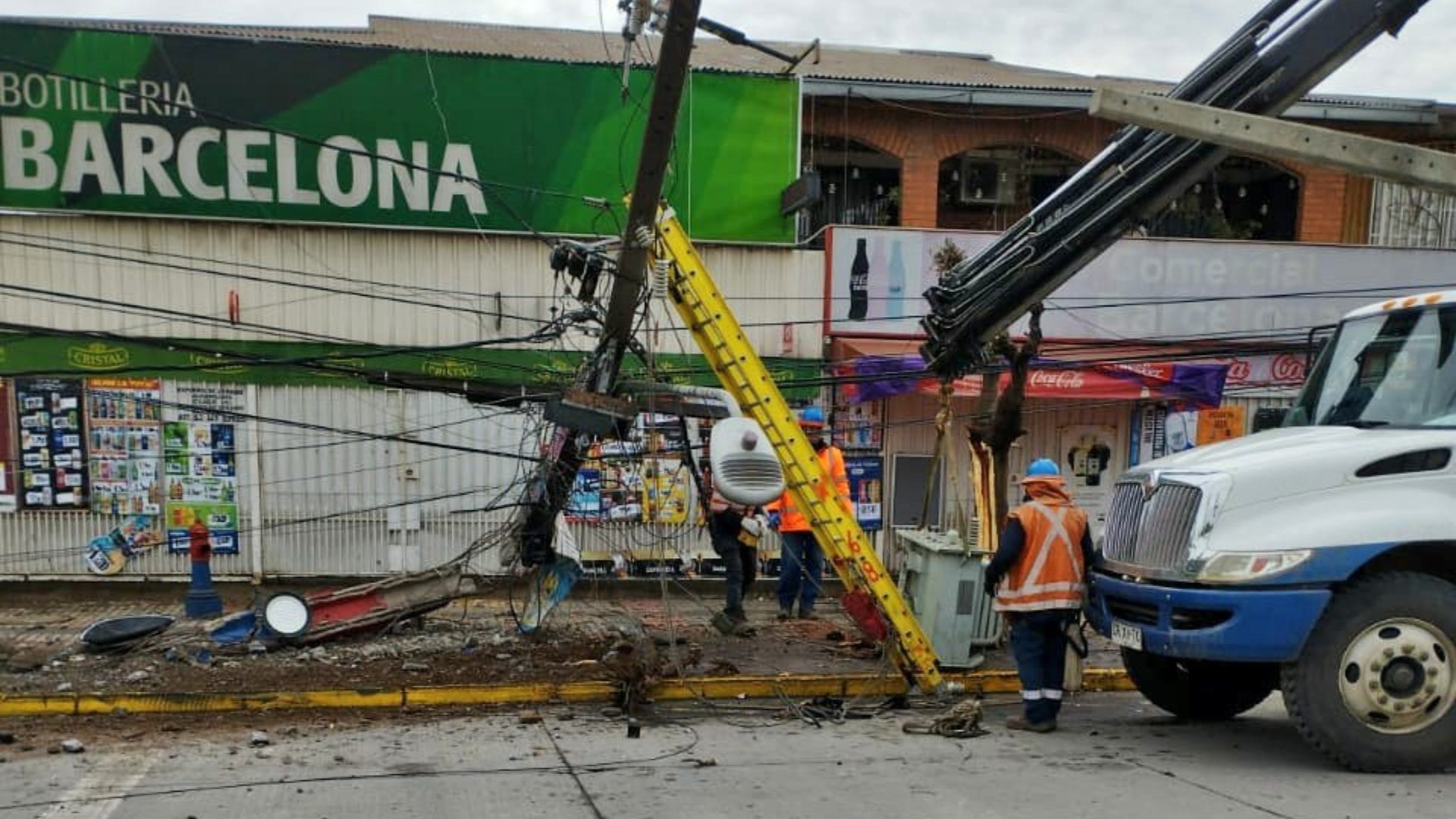 Más de 111 mil clientes de CGE en el Biobío quedaron sin energía por accidentes con daño a infraestructura en primer semestre de 2023